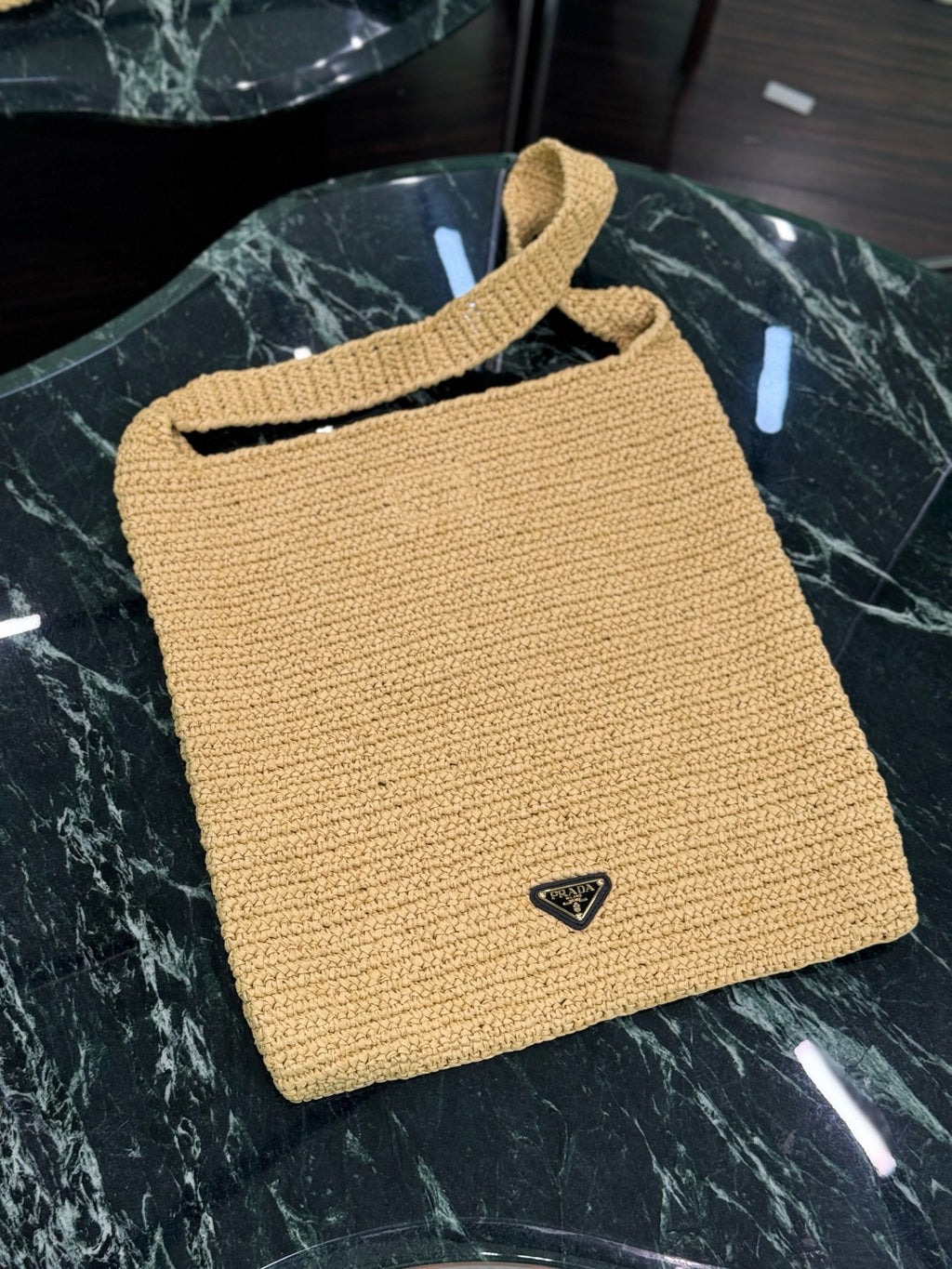 PRD Raffia Tote Bag