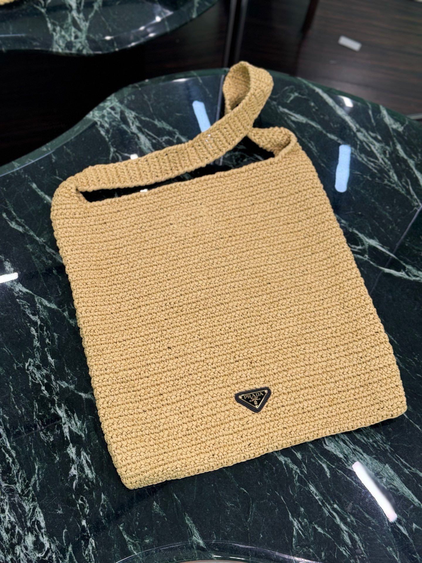 PRD Raffia Tote Bag