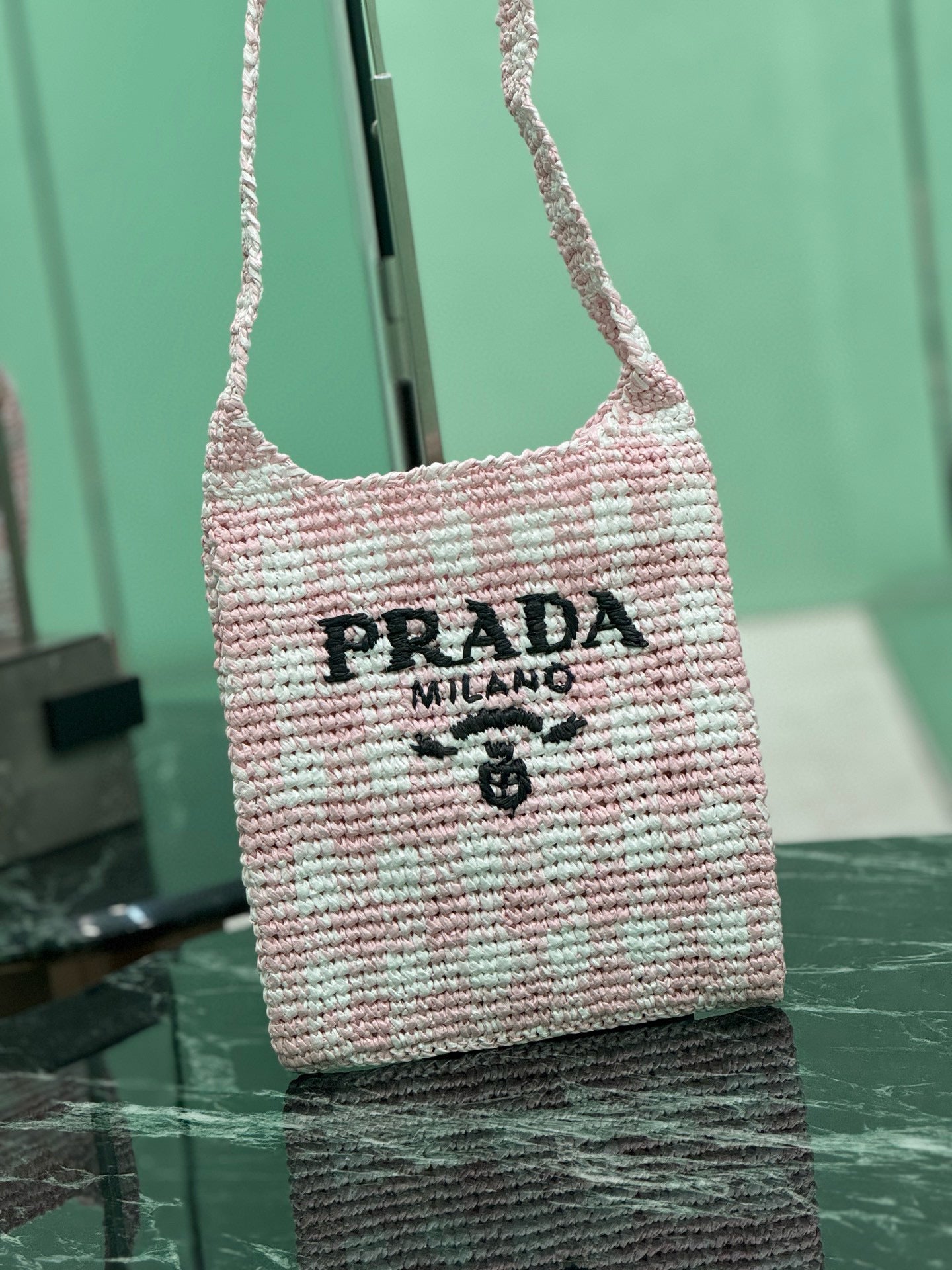 PRD Raffia Tote Bag