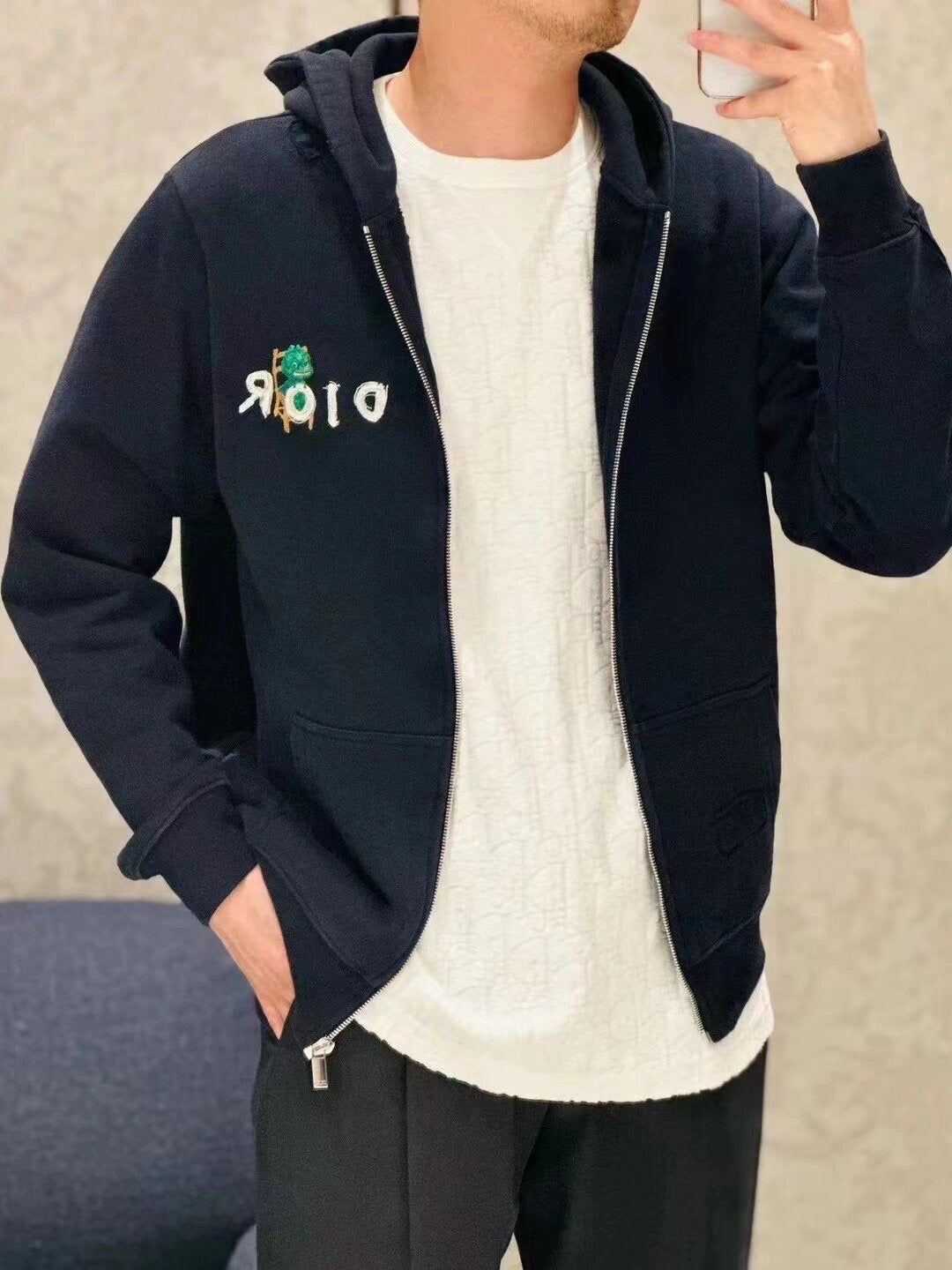 CD Zip-Up Hoodie