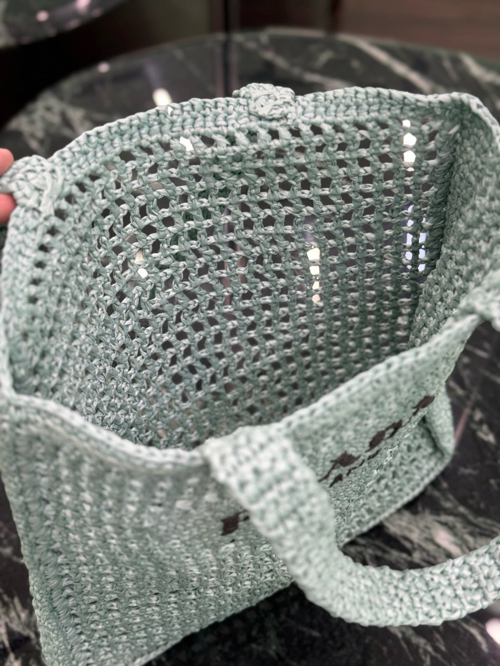 PRD Raffia Tote Bag
