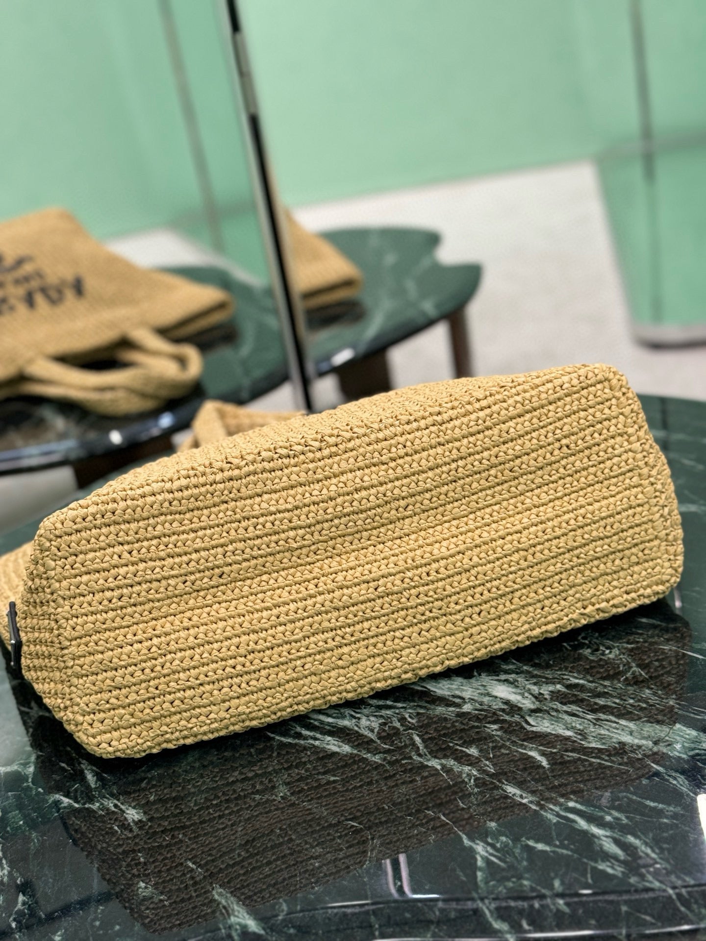 PRD Raffia Tote Bag