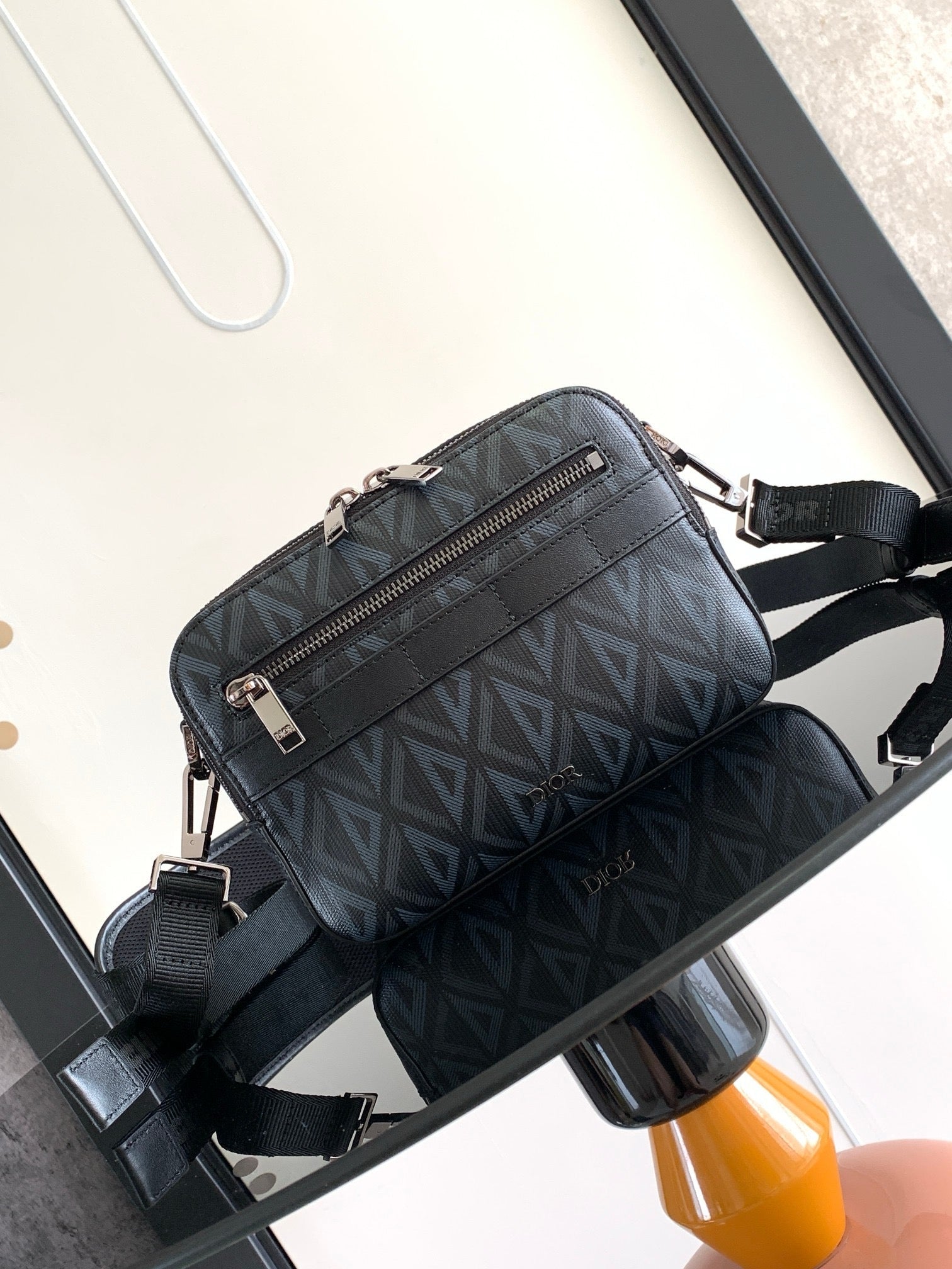 CD Diamond Messenger Bag