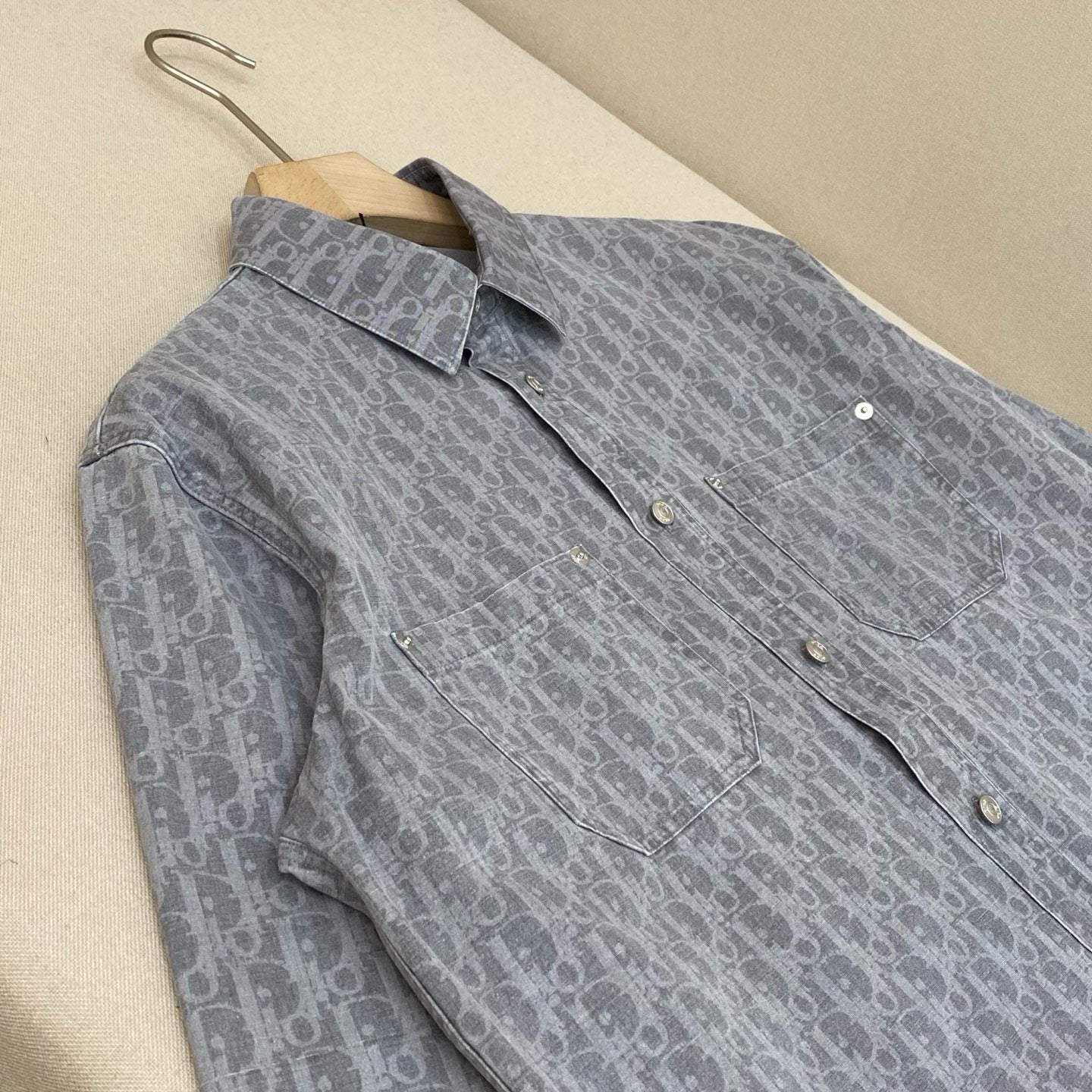 CD Denim Button-Up