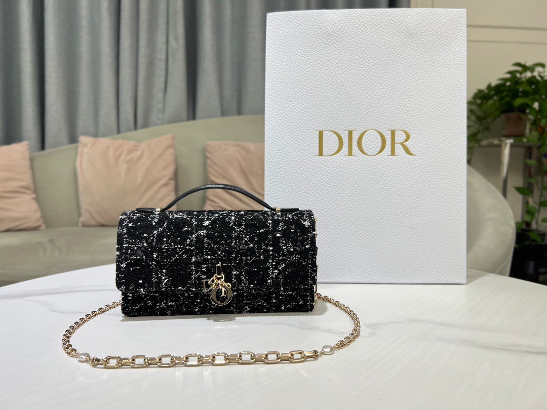 CD Lady D Top Handle Pouch