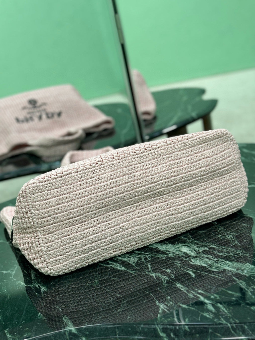 PRD Raffia Tote Bag