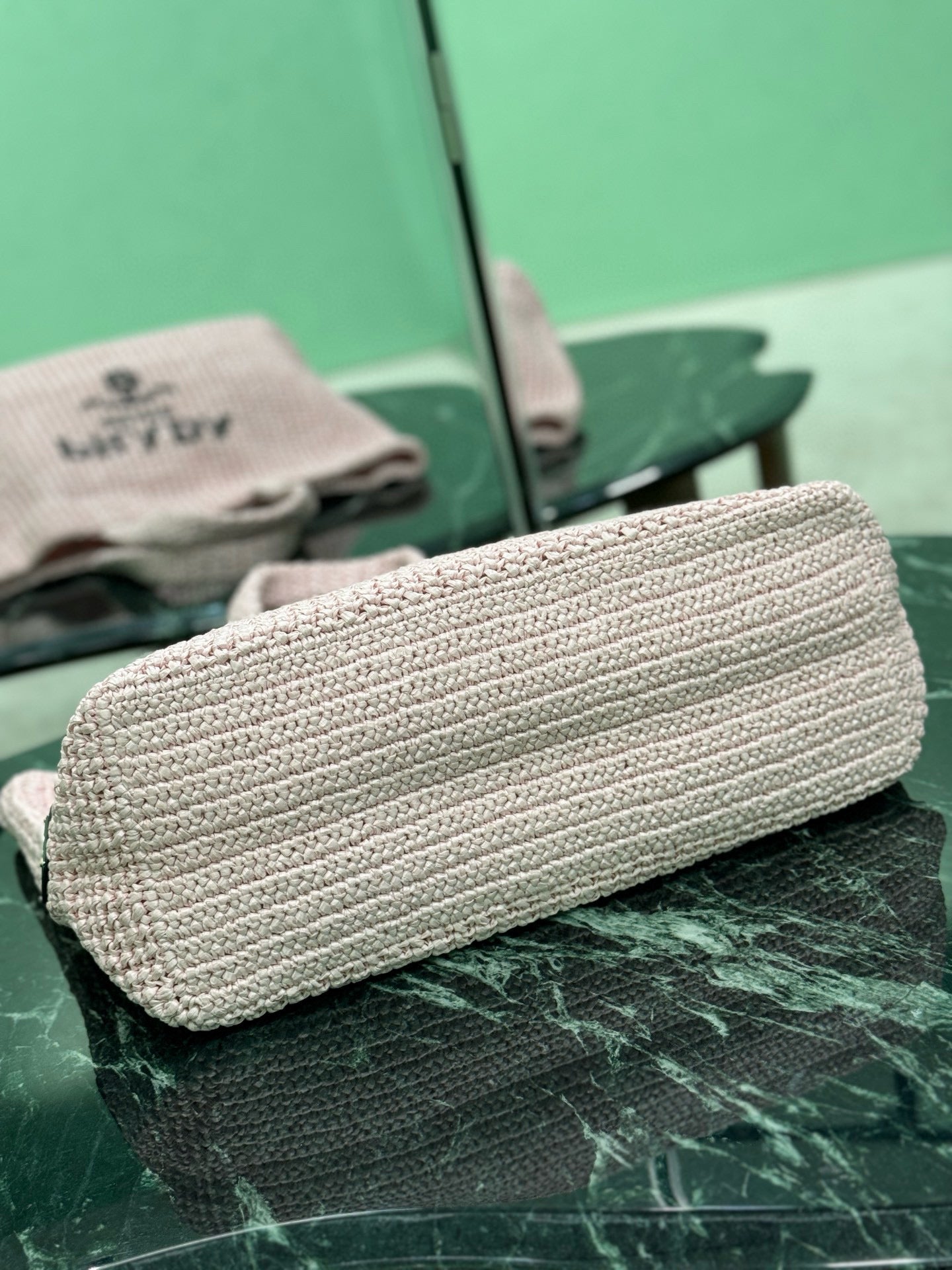 PRD Raffia Tote Bag