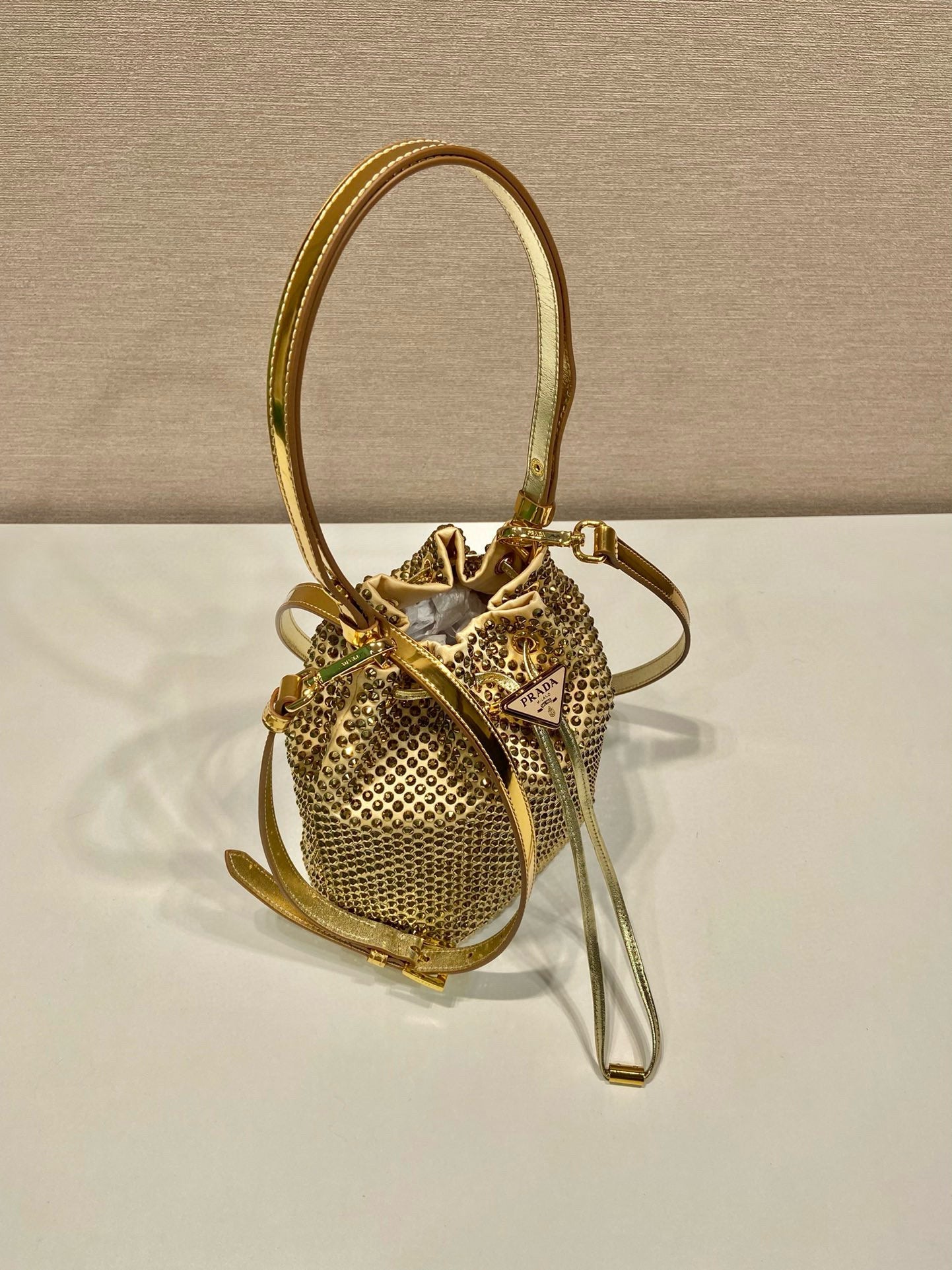 PRD Crystal Bucket Bag
