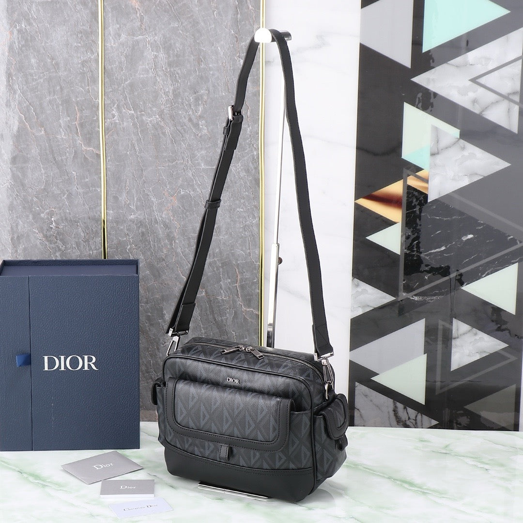 CD Diamond Messenger Bag