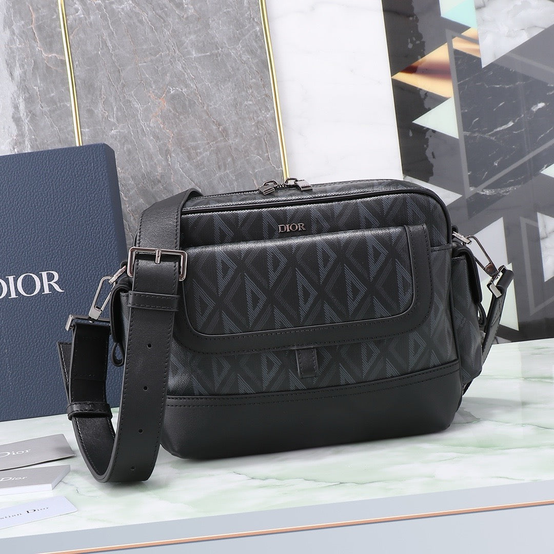 CD Diamond Messenger Bag