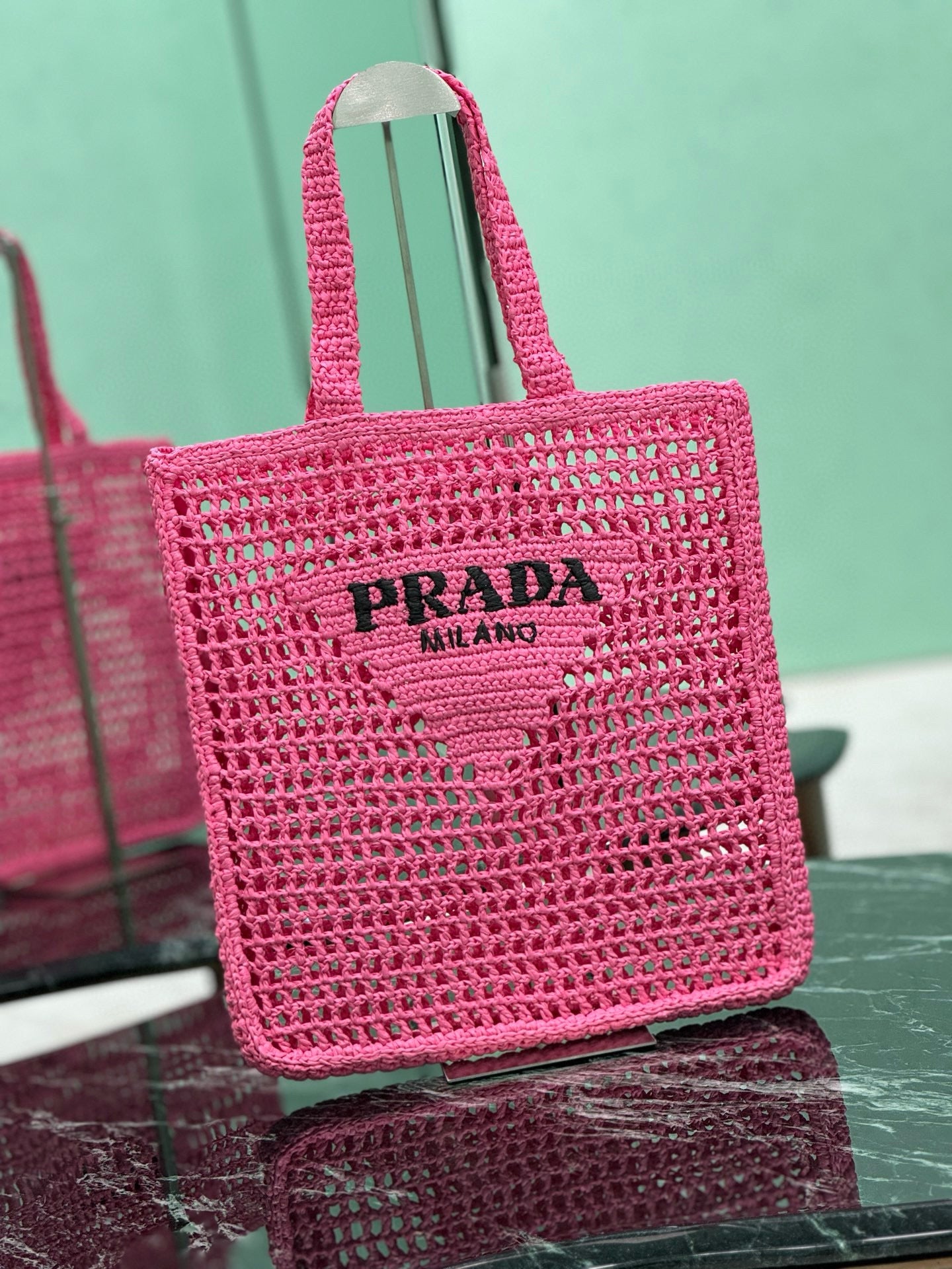 PRD Raffia Tote Bag