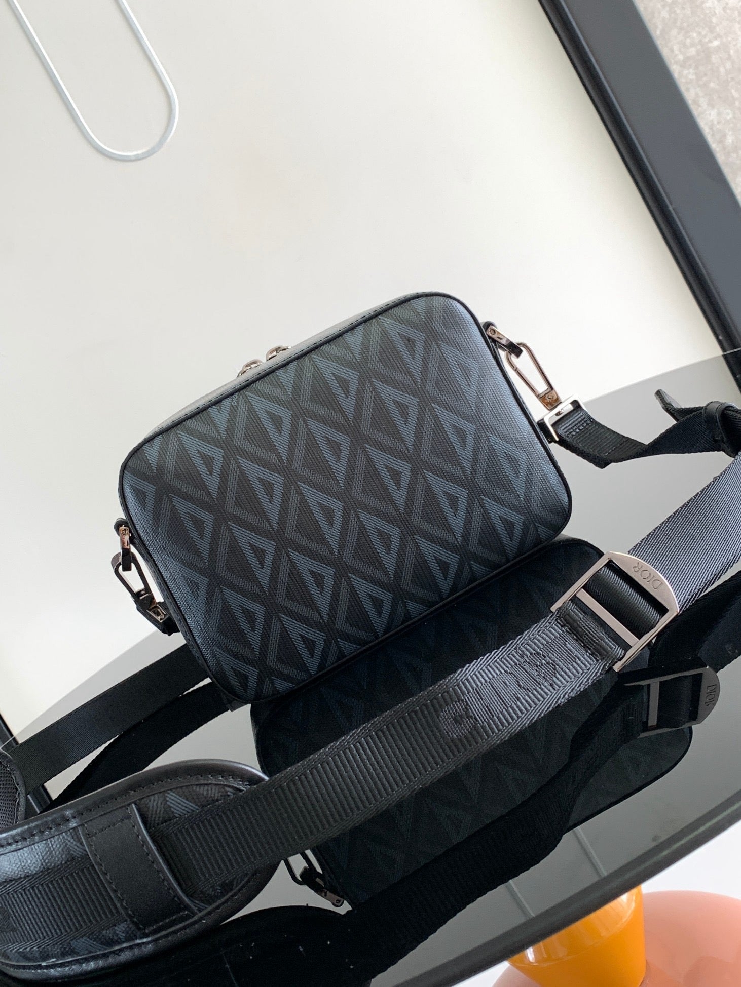 CD Diamond Messenger Bag