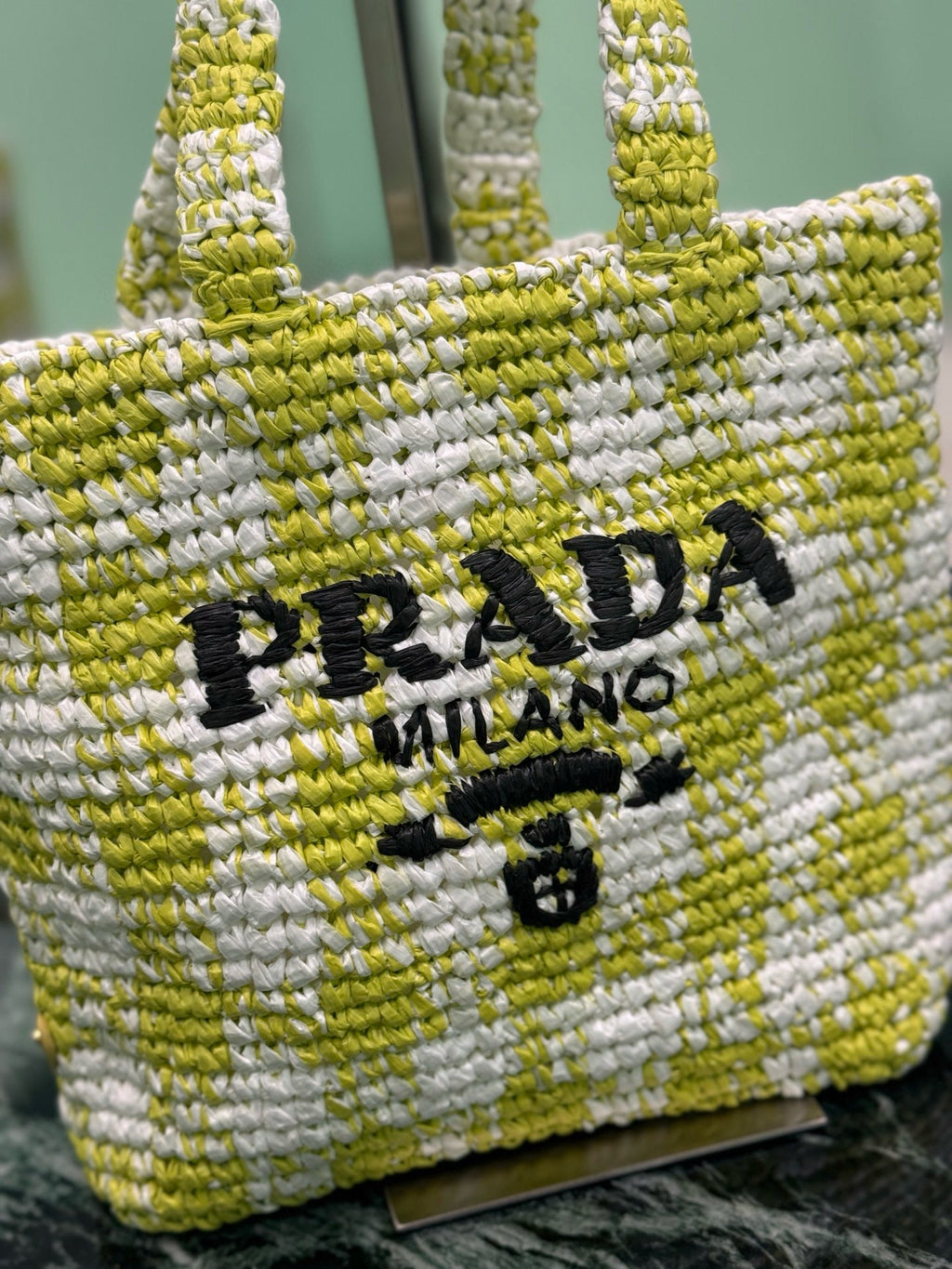 PRD Raffia Tote Bag
