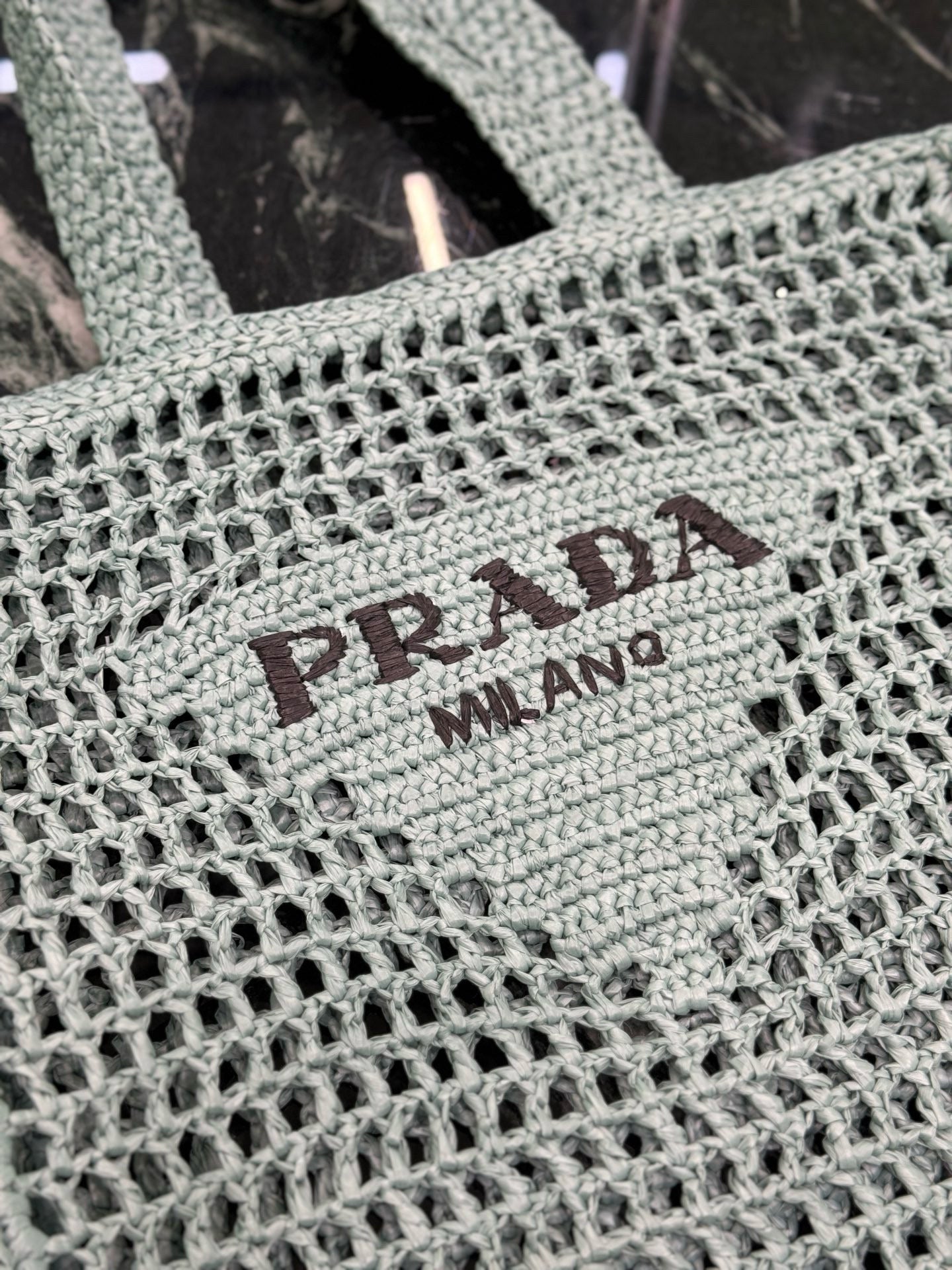 PRD Raffia Tote Bag