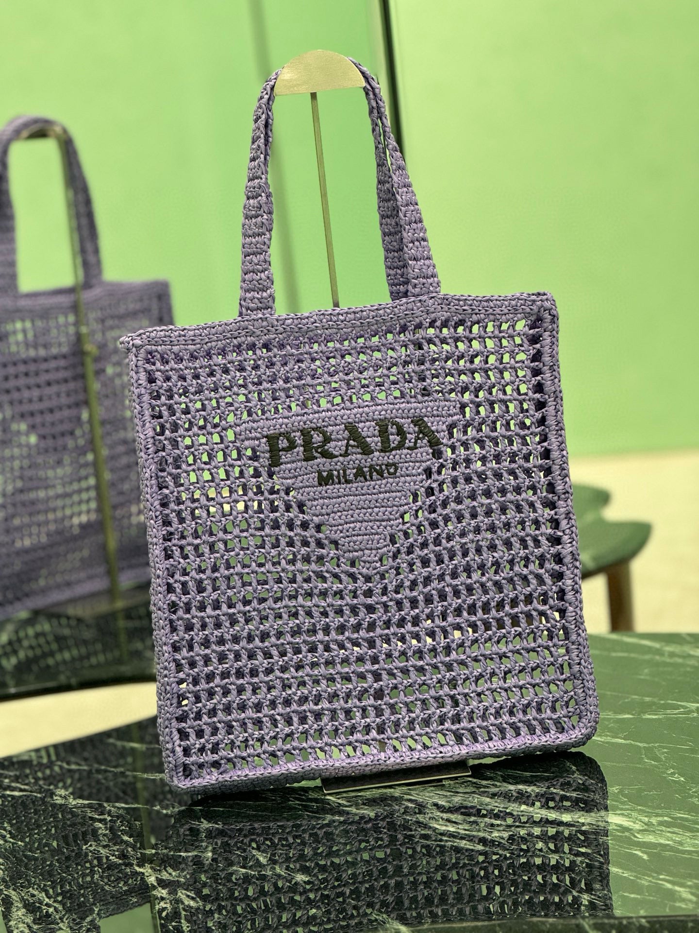 PRD Raffia Tote Bag