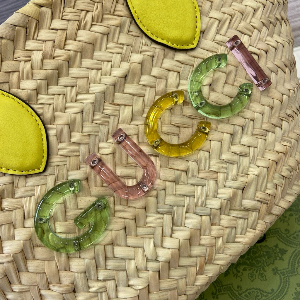 GC Straw Tote Mini