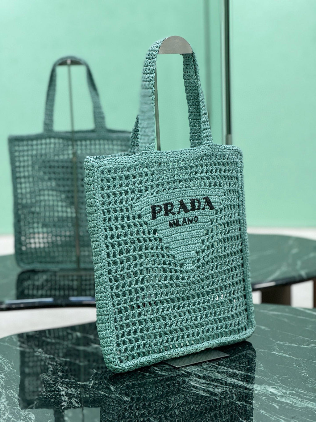 PRD Raffia Tote Bag