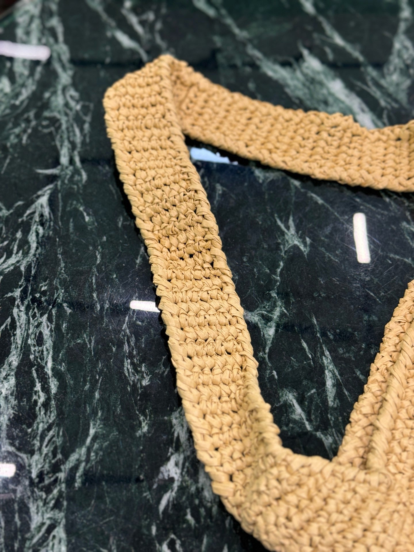 PRD Raffia Tote Bag