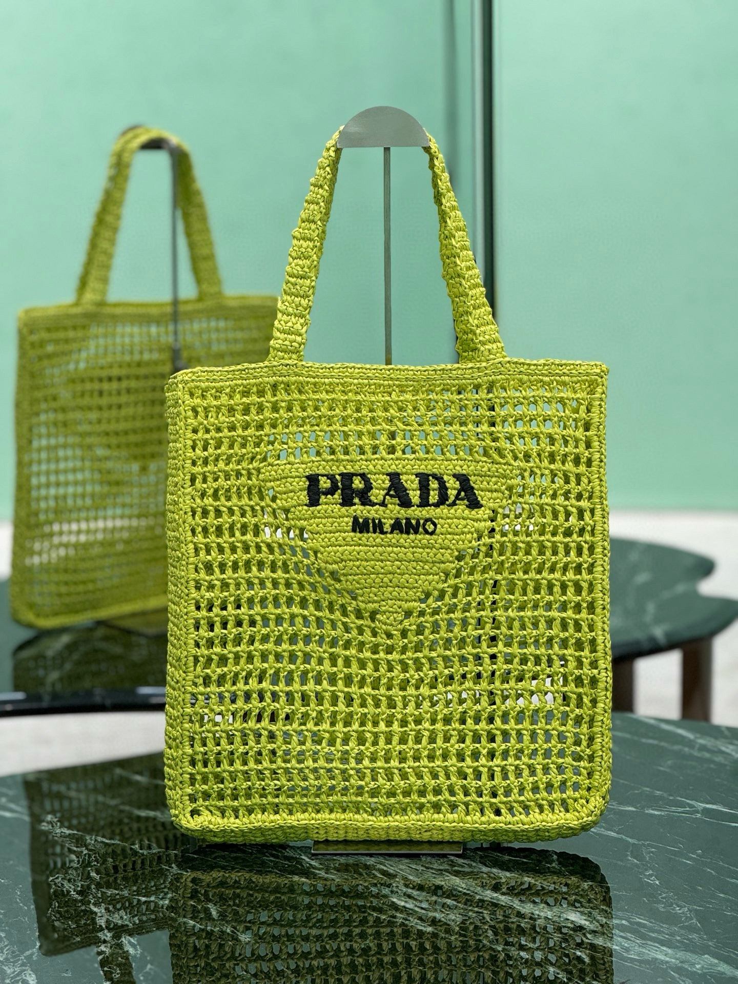 PRD Raffia Tote Bag