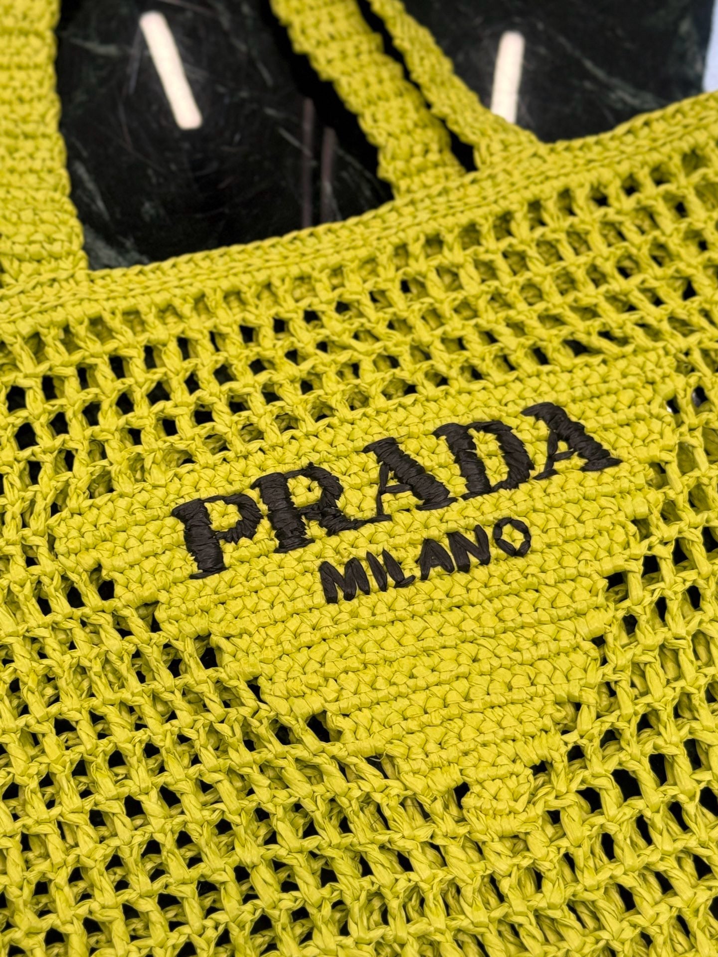 PRD Raffia Tote Bag