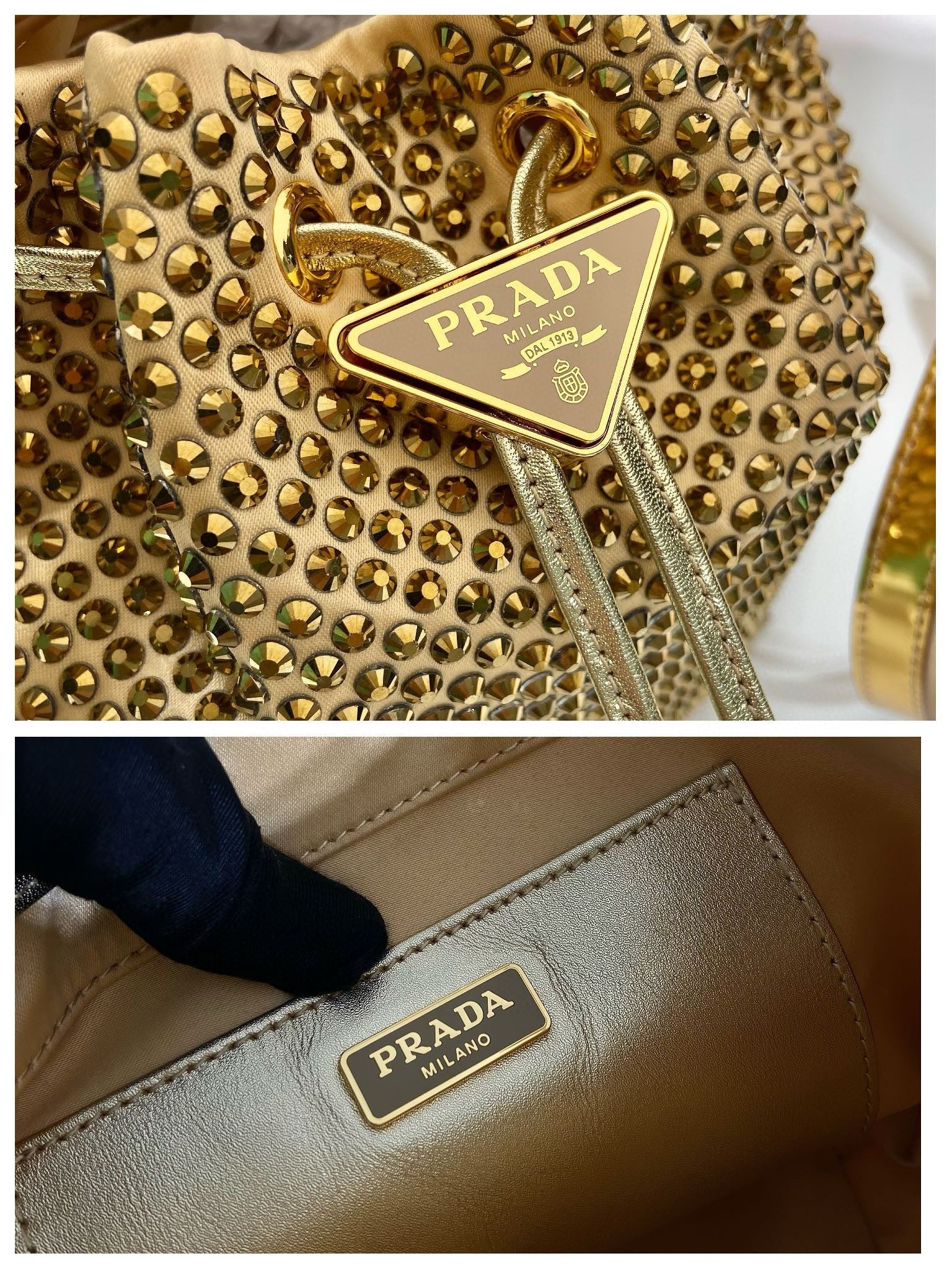 PRD Crystal Bucket Bag