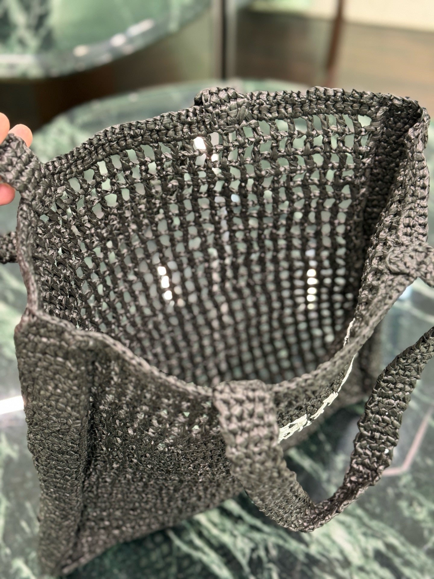 PRD Raffia Tote Bag