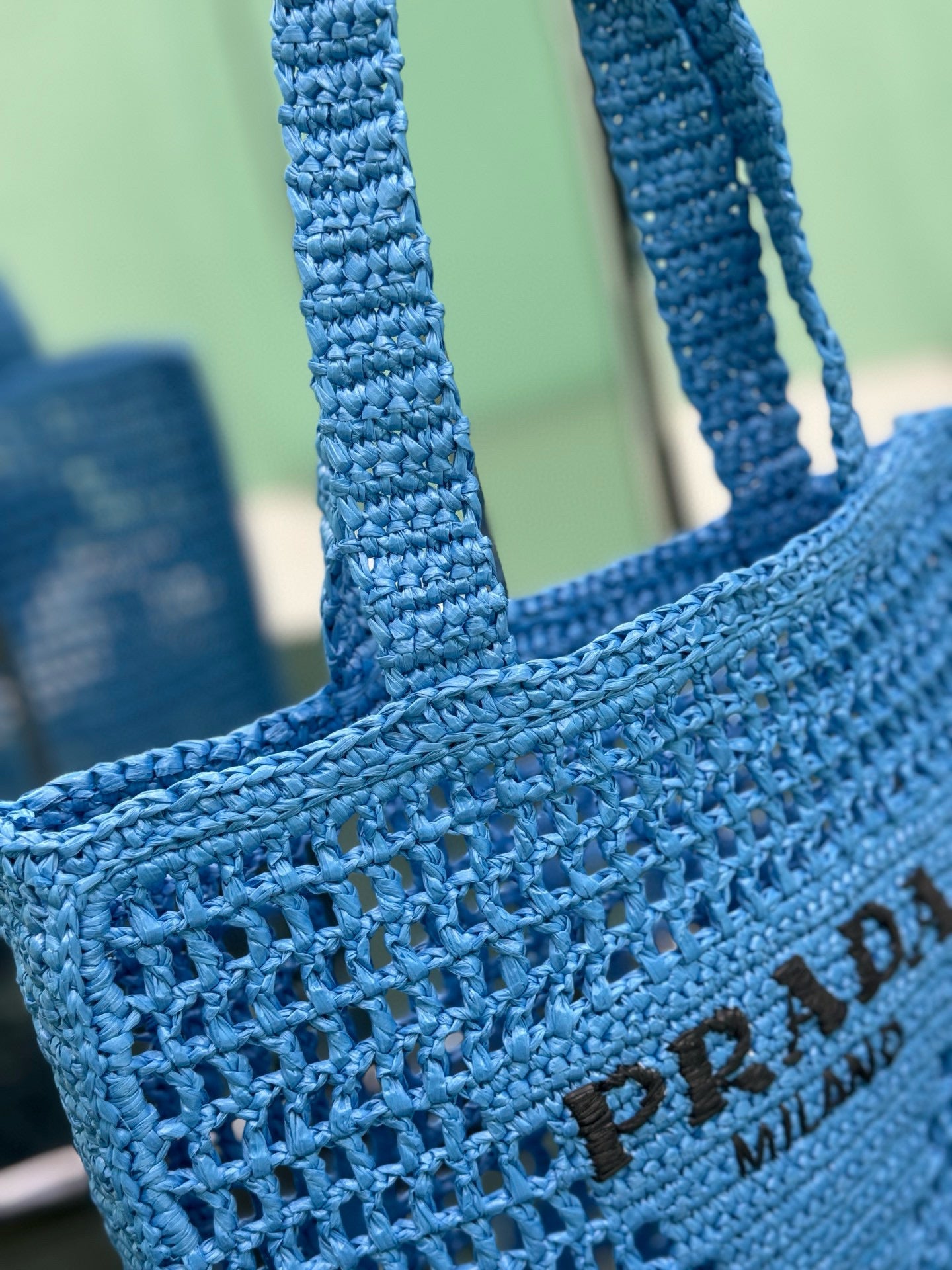 PRD Raffia Tote Bag