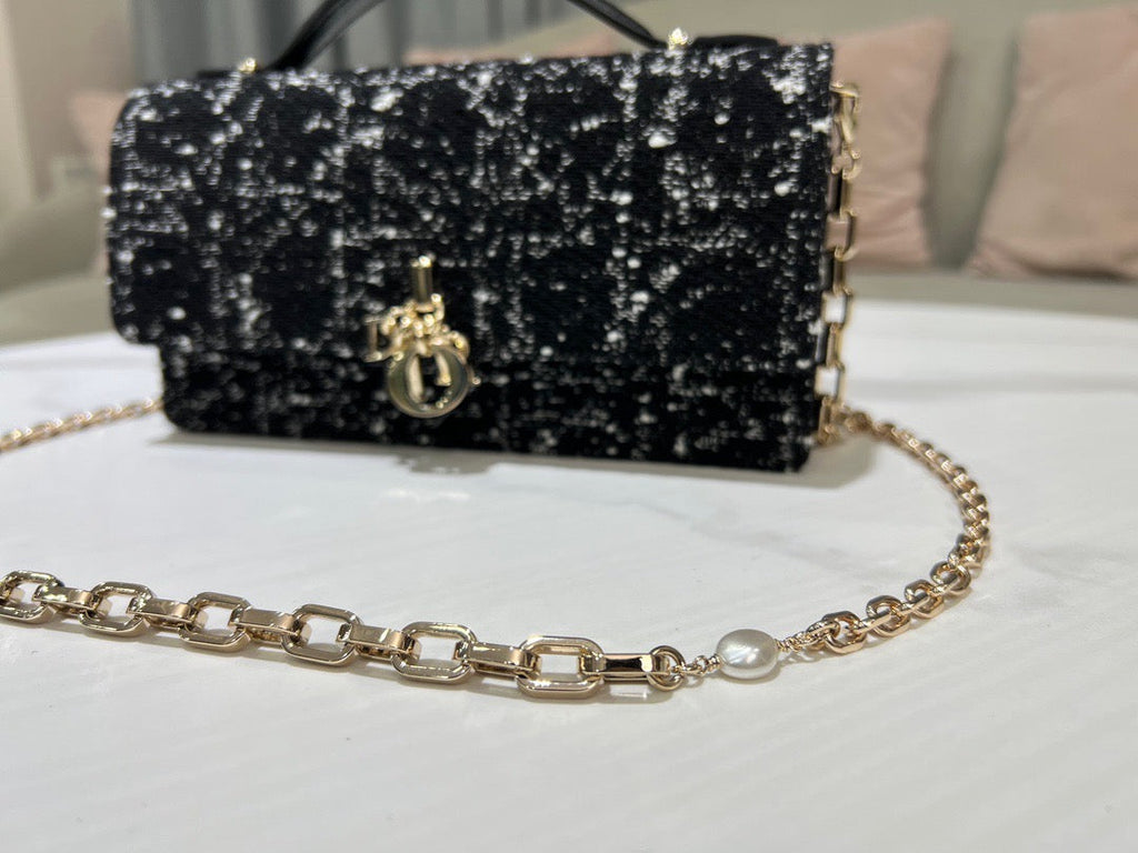 CD Lady D Top Handle Pouch