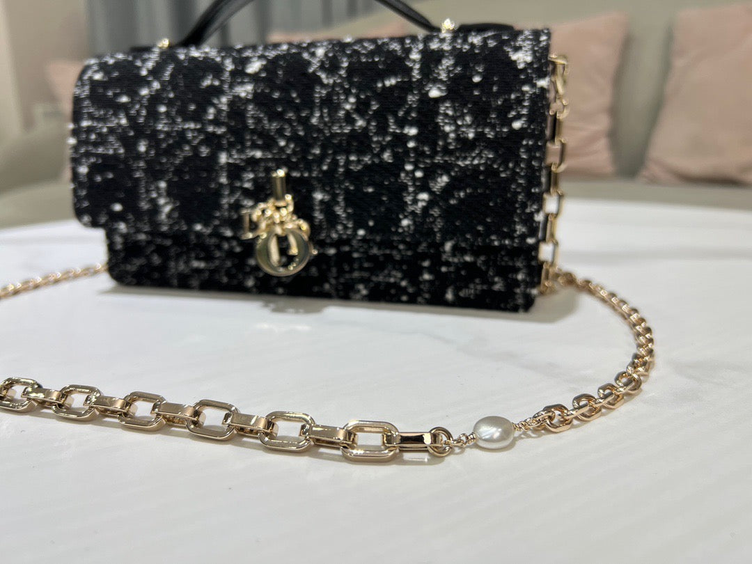 CD Lady D Top Handle Pouch