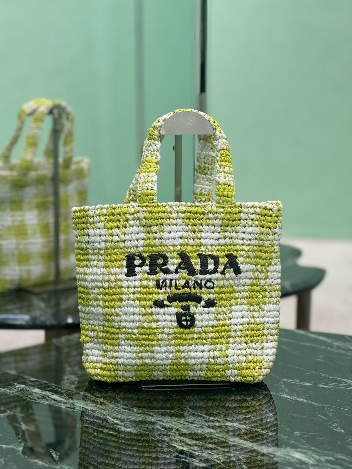 PRD Raffia Tote Bag
