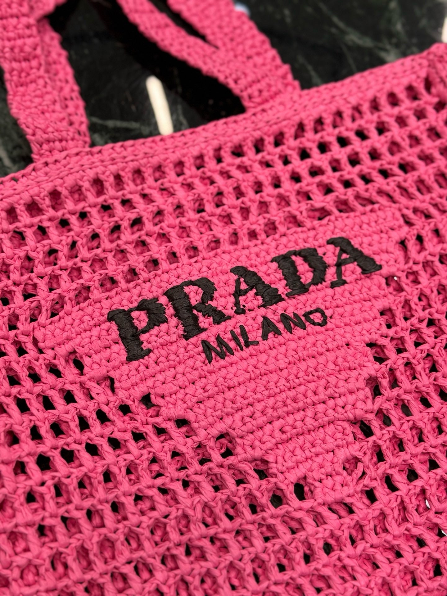 PRD Raffia Tote Bag