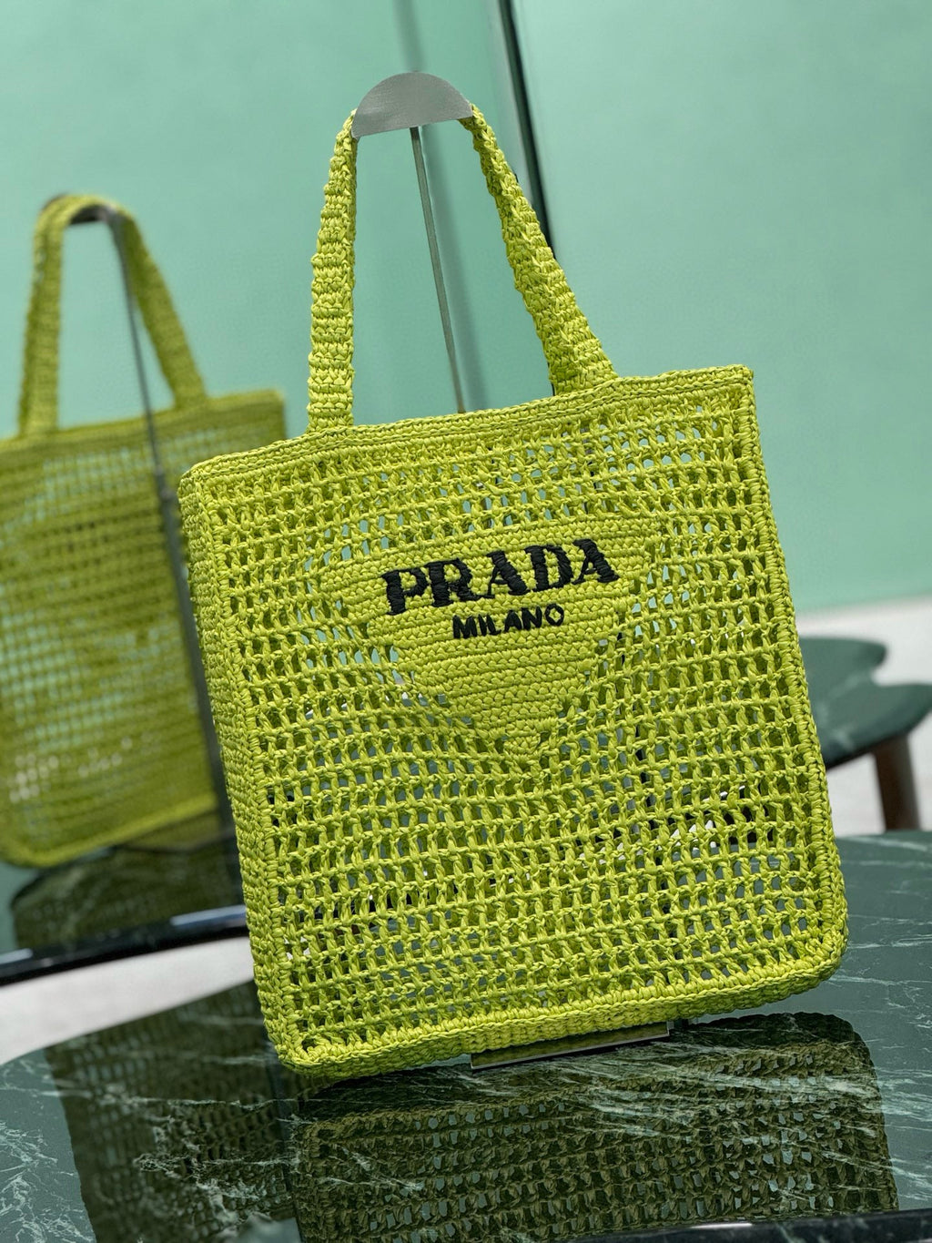 PRD Raffia Tote Bag