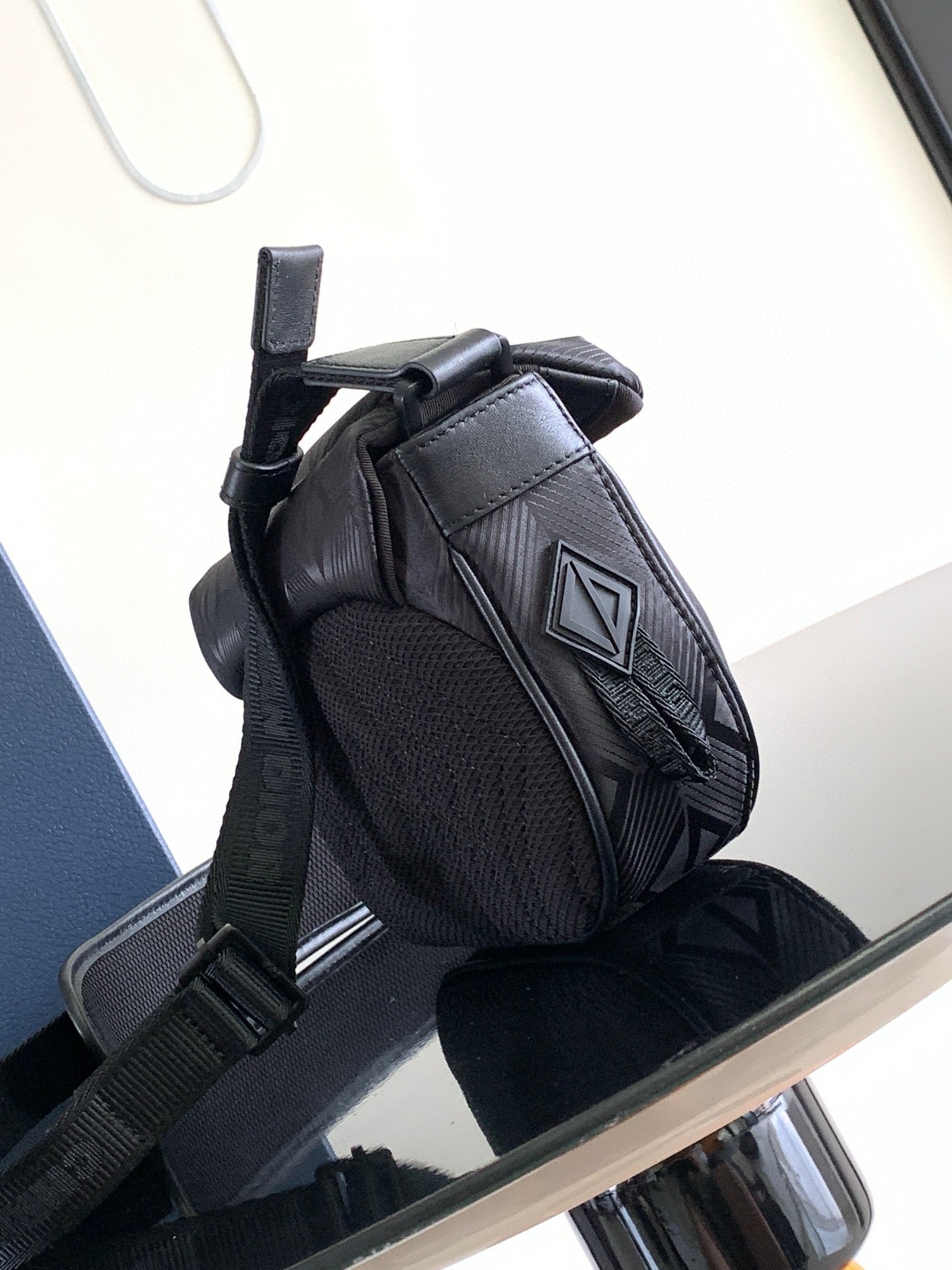 CD Diamond Messenger Bag
