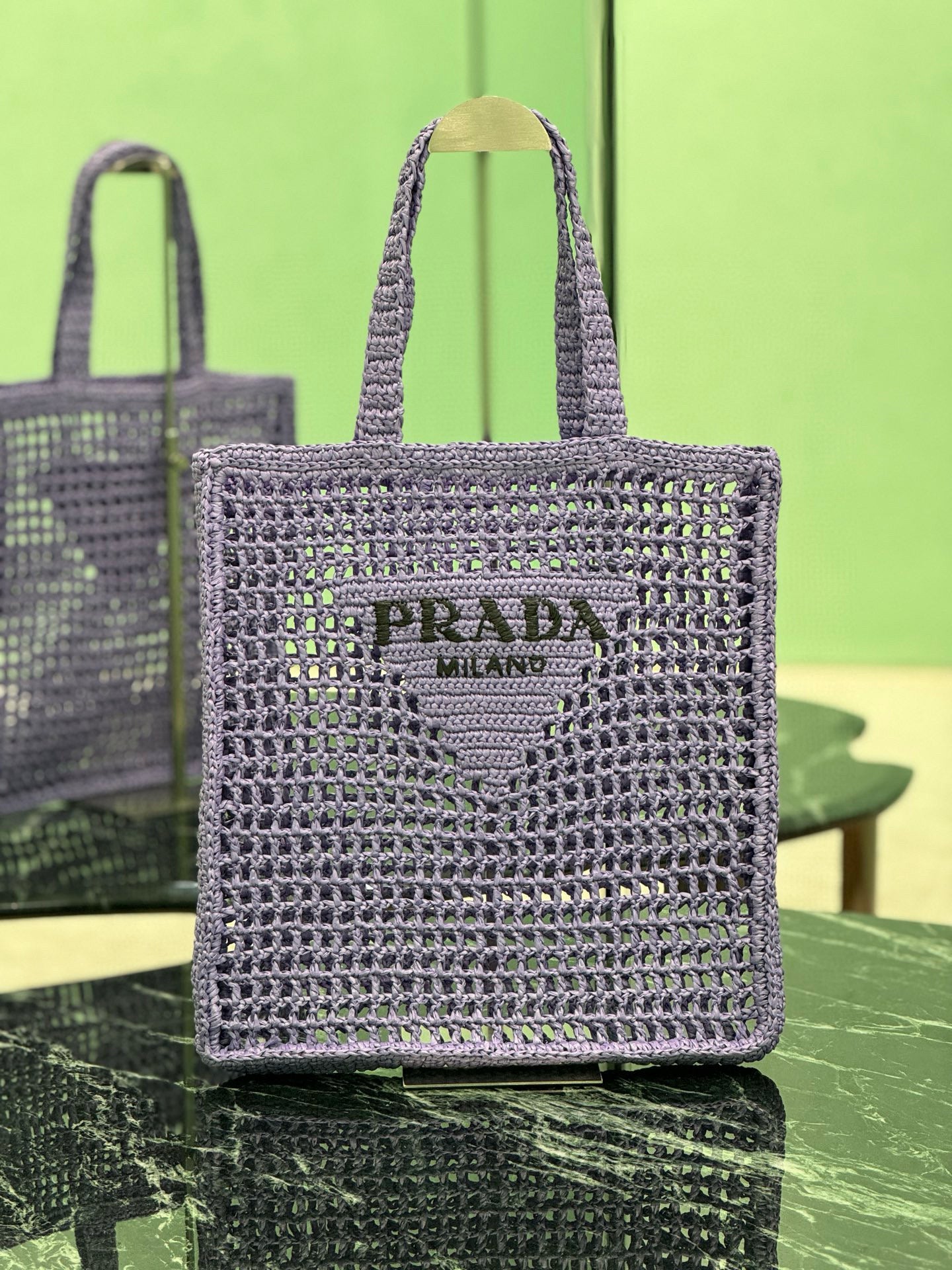 PRD Raffia Tote Bag