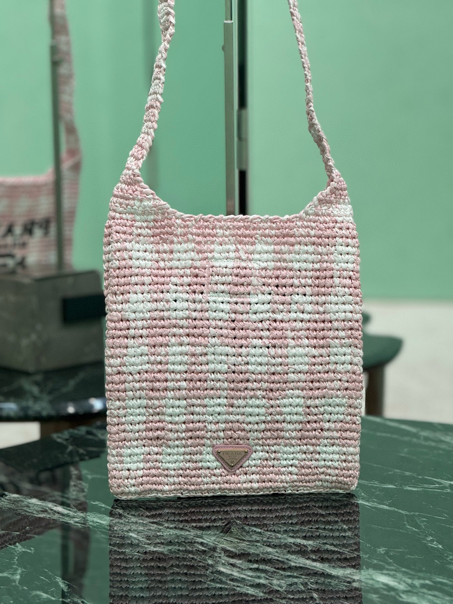 PRD Raffia Tote Bag