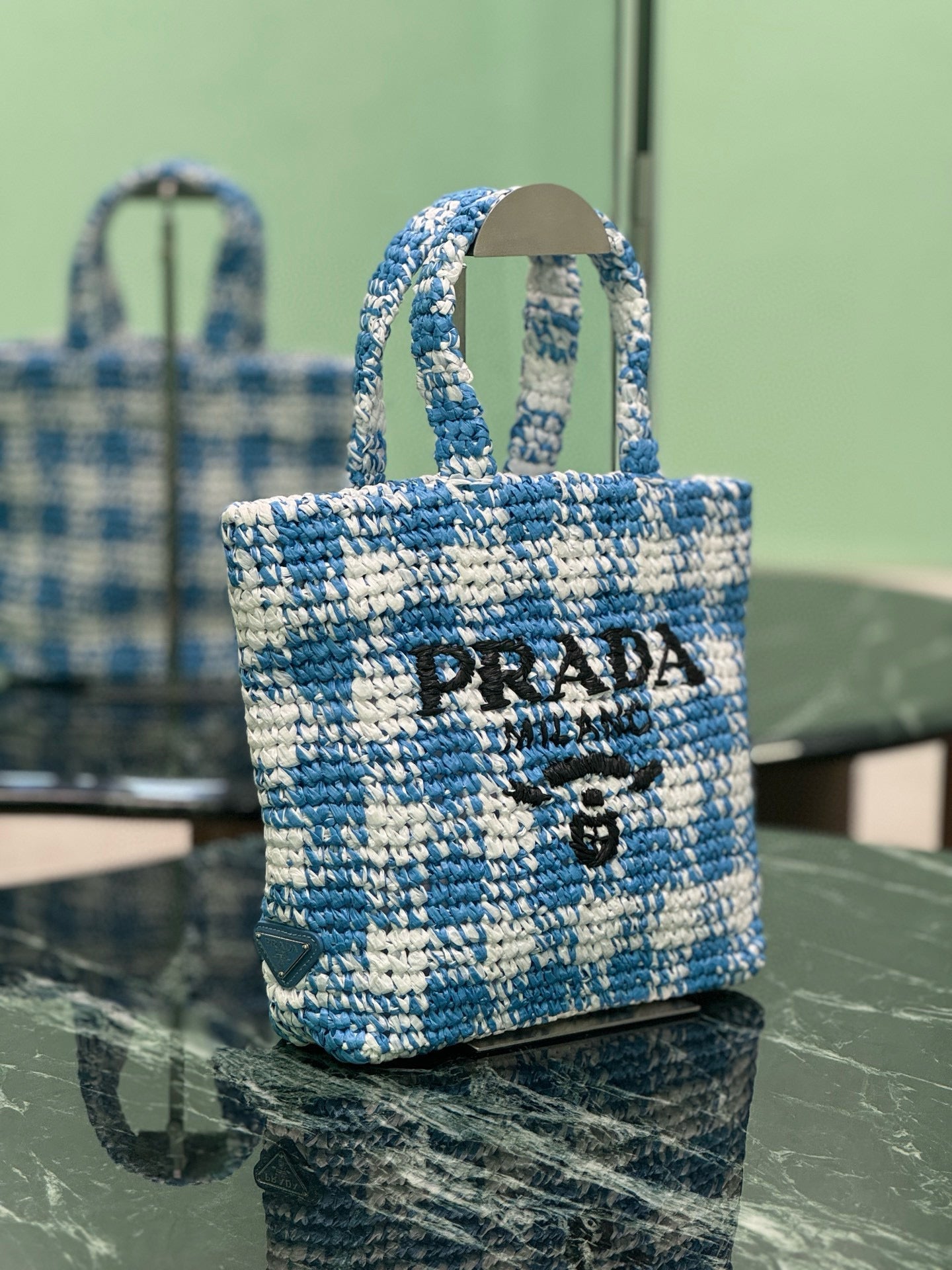 PRD Raffia Tote Bag