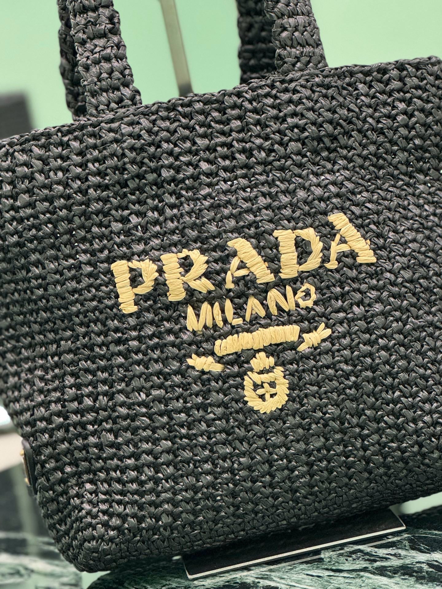 PRD Raffia Tote Bag