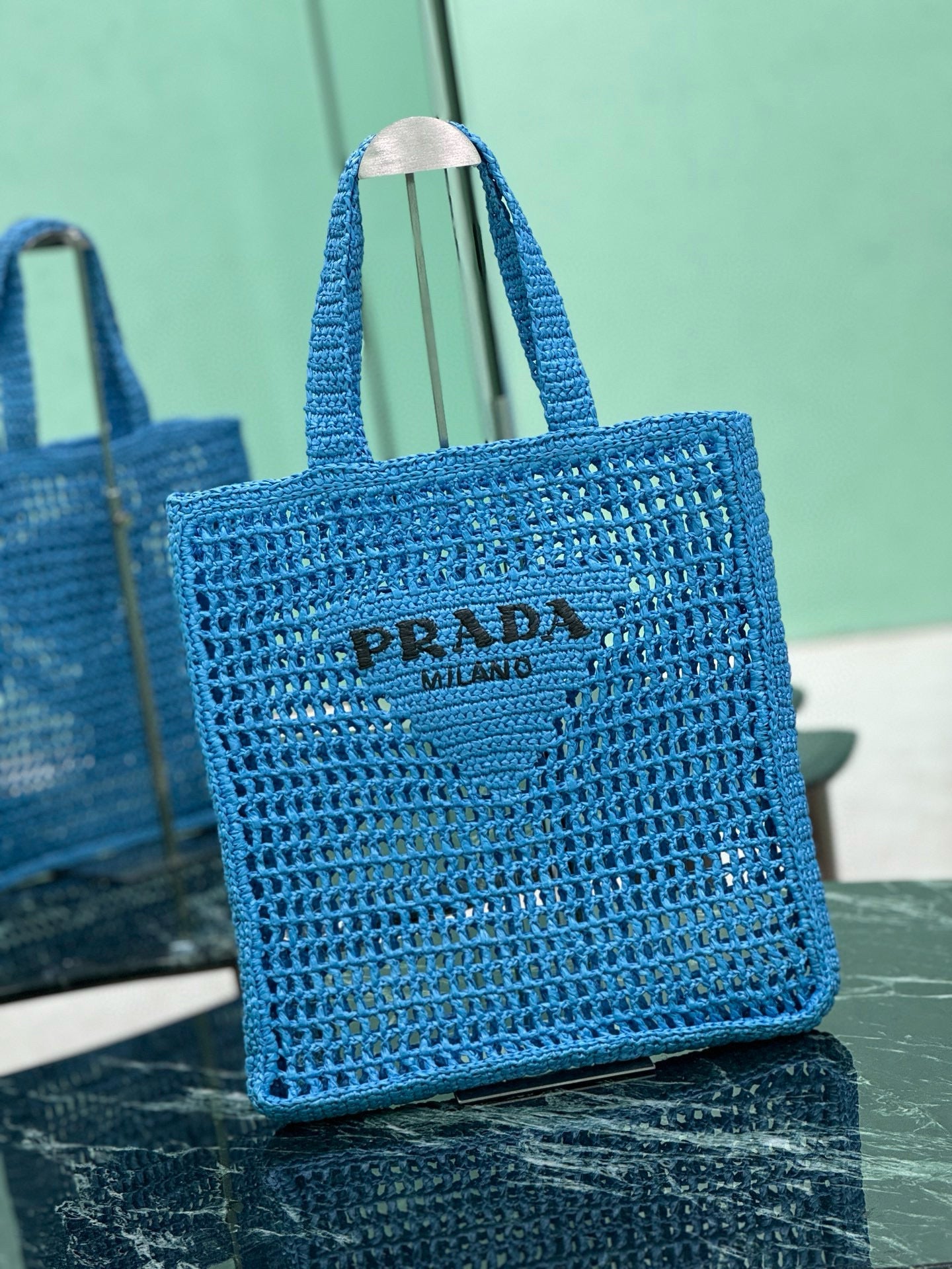 PRD Raffia Tote Bag