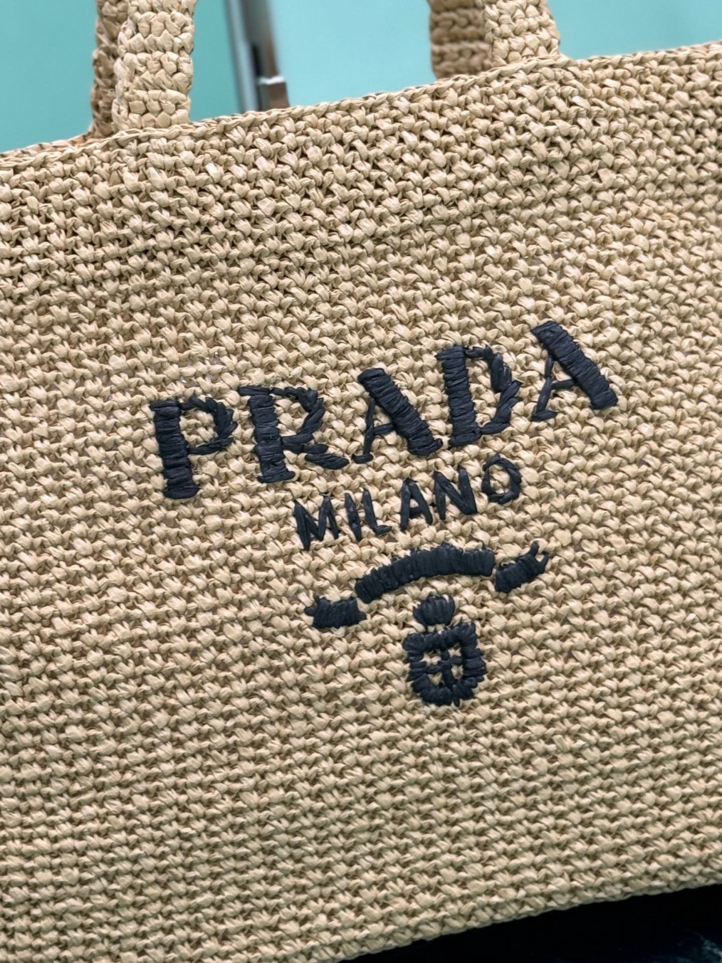 PRD Raffia Tote Bag