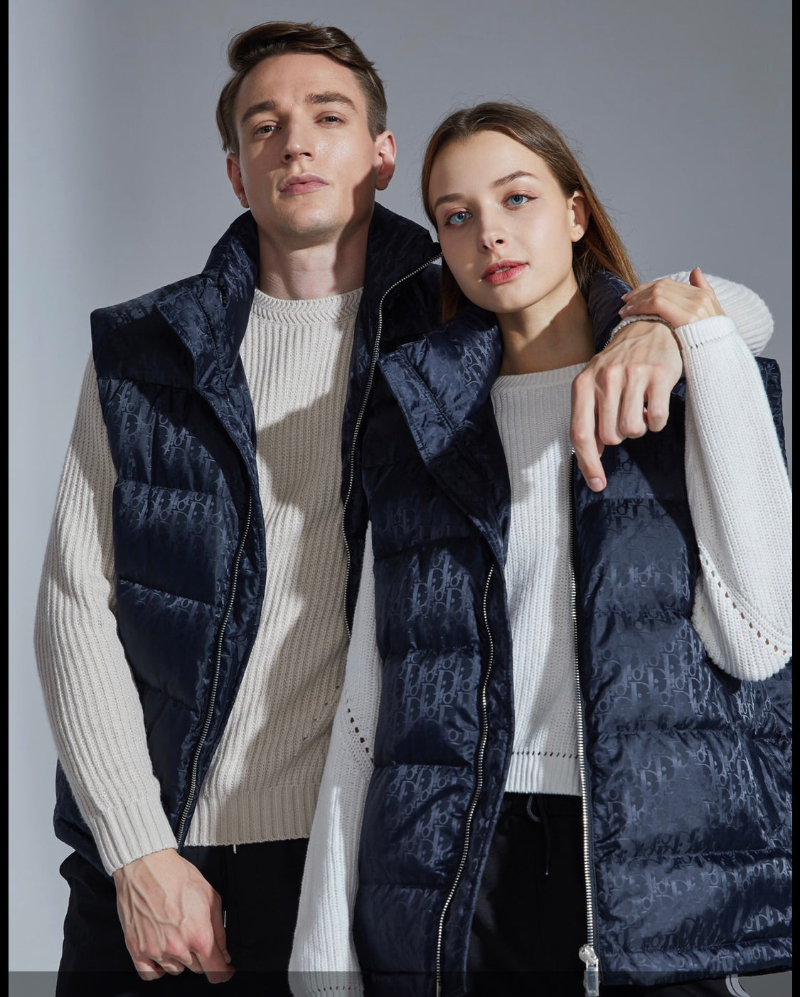 CD Sleeveless Puffer Jacket