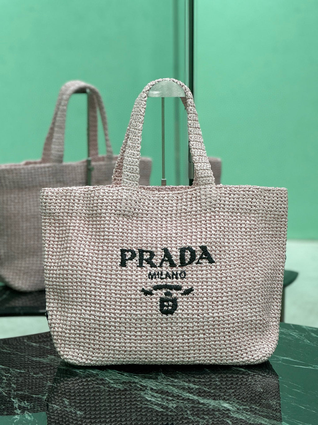PRD Raffia Tote Bag