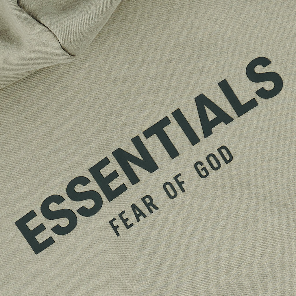 FOG Essentials Reverse Logo Taupe Hoodie (SS21)