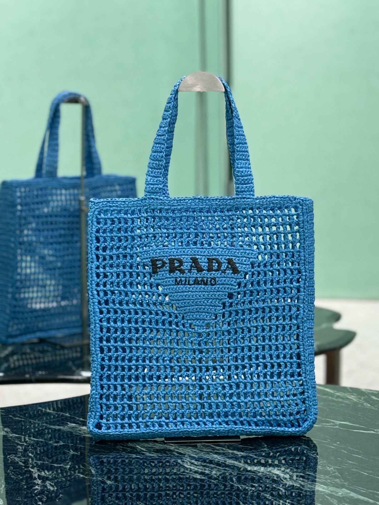 PRD Raffia Tote Bag