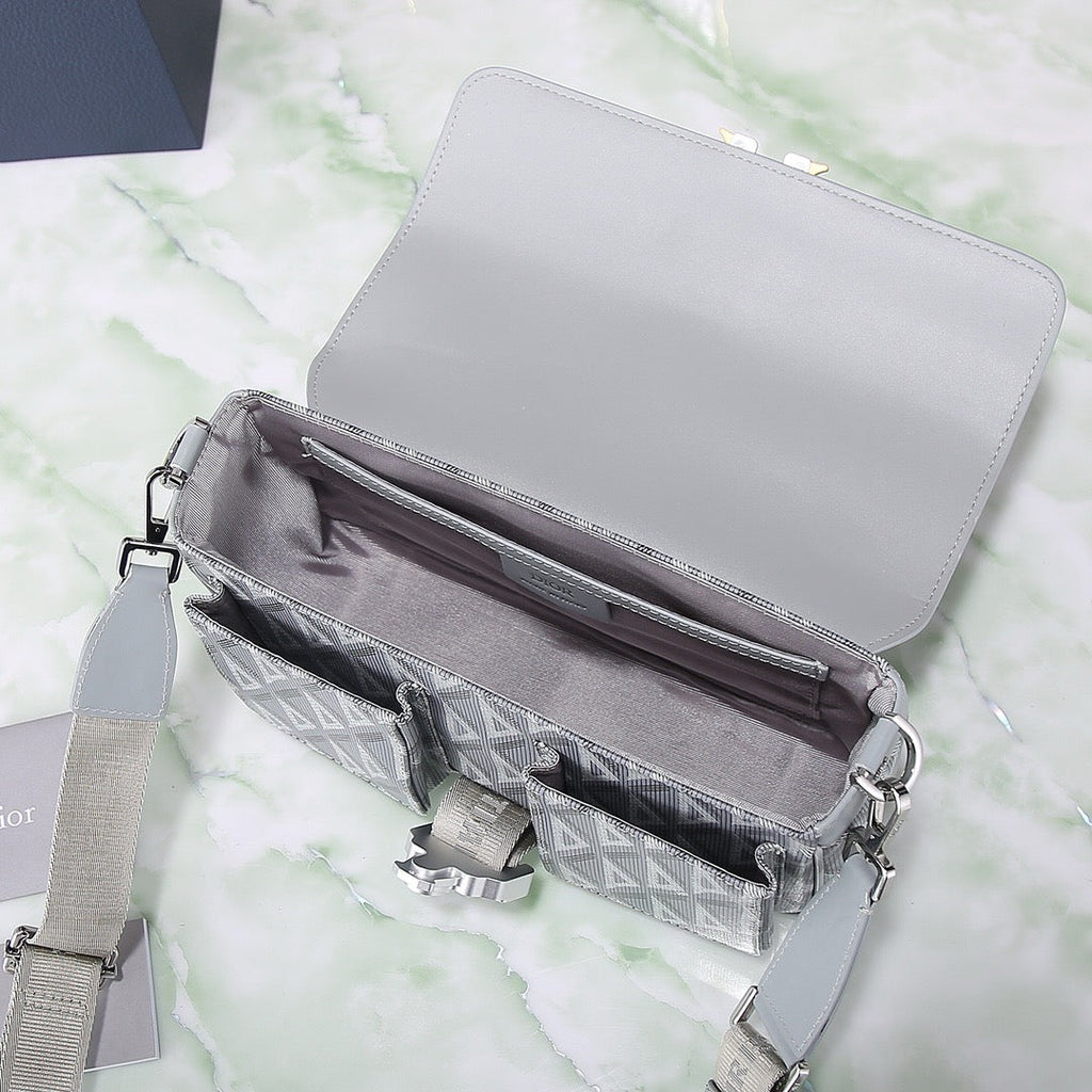 CD Diamond Messenger Bag