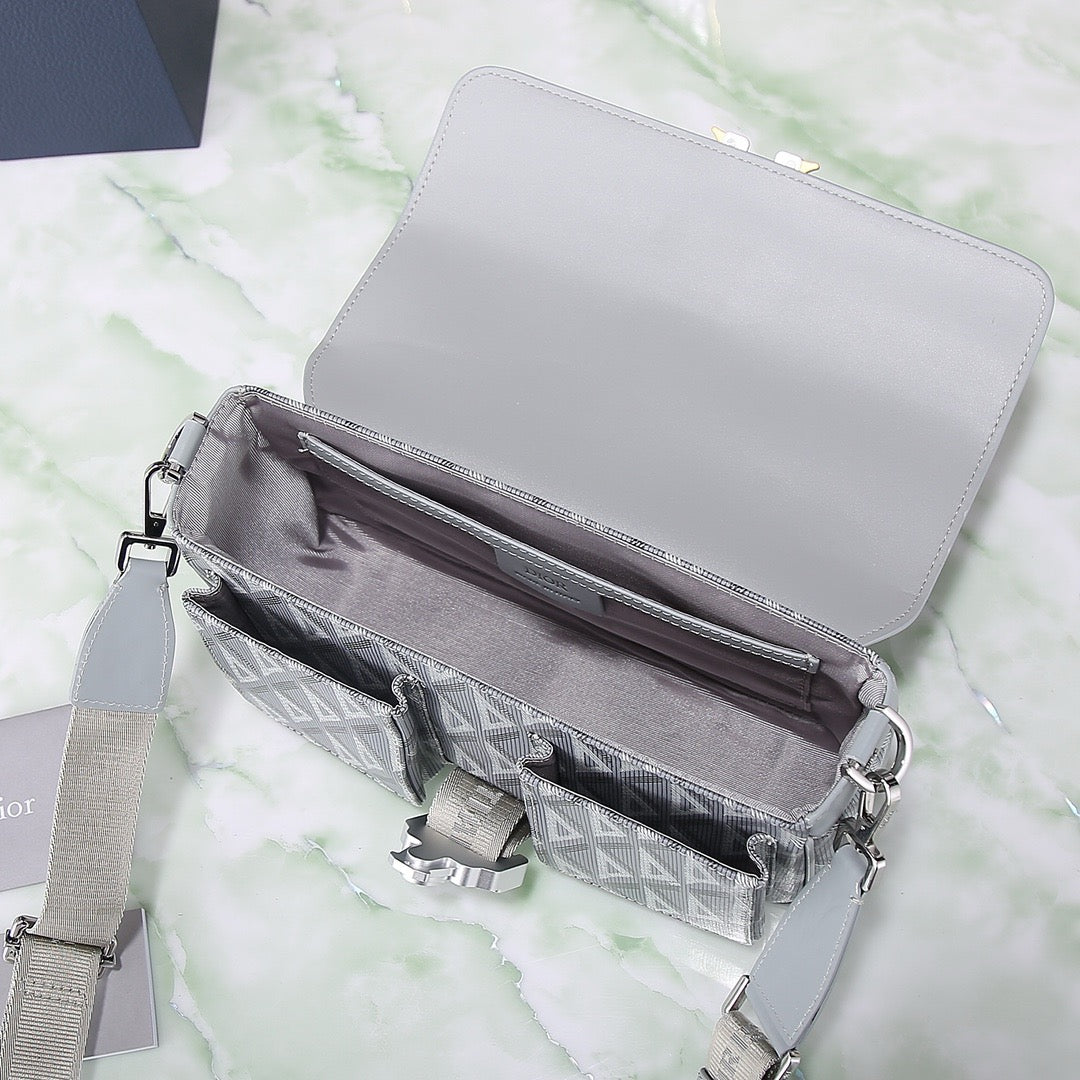 CD Diamond Messenger Bag