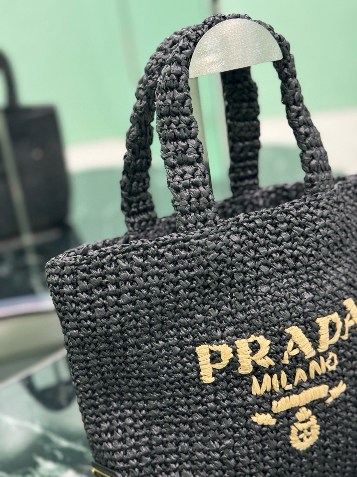 PRD Raffia Tote Bag