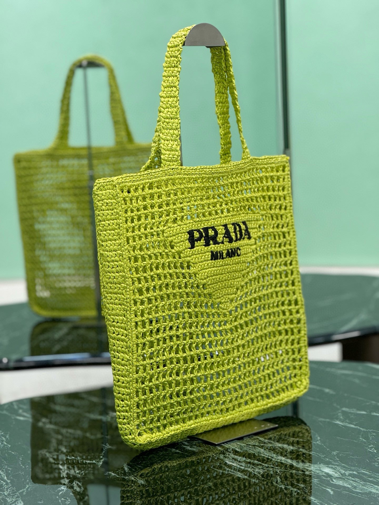 PRD Raffia Tote Bag