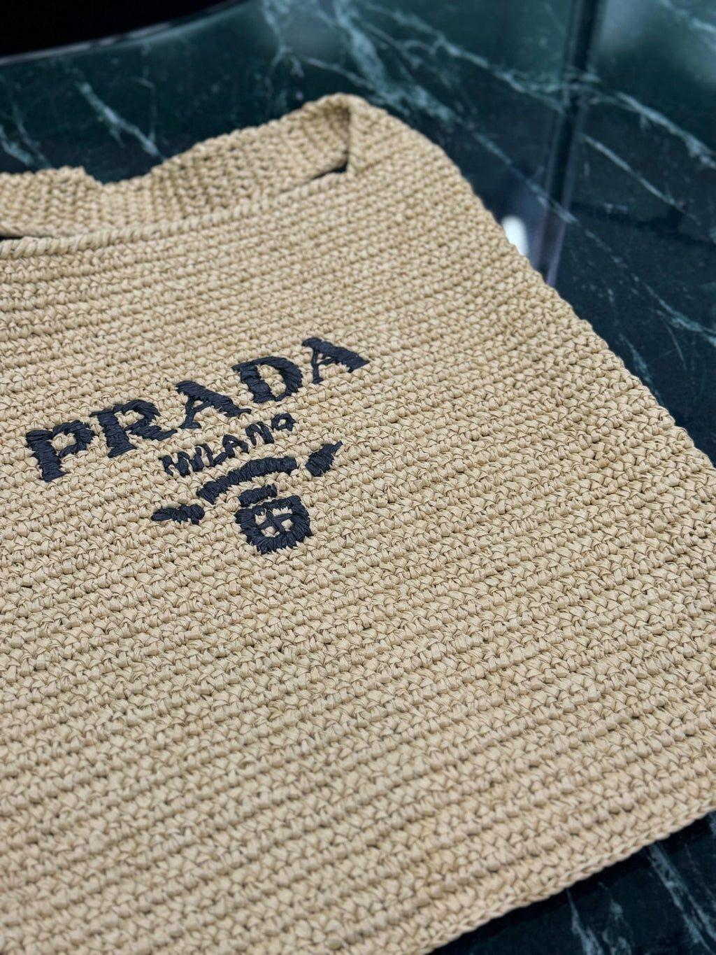 PRD Raffia Tote Bag