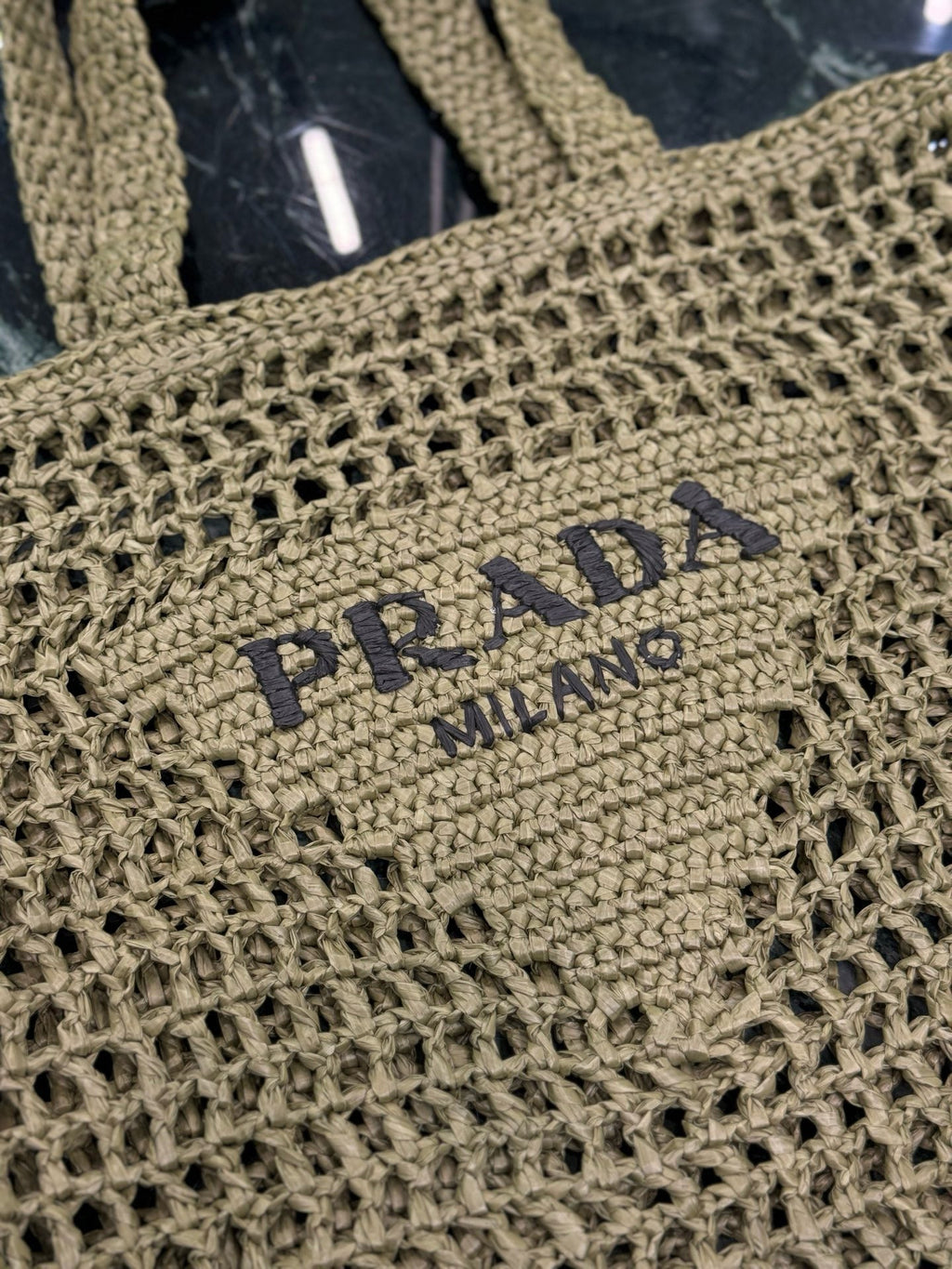 PRD Raffia Tote Bag