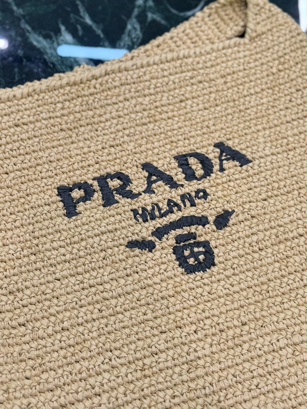 PRD Raffia Tote Bag